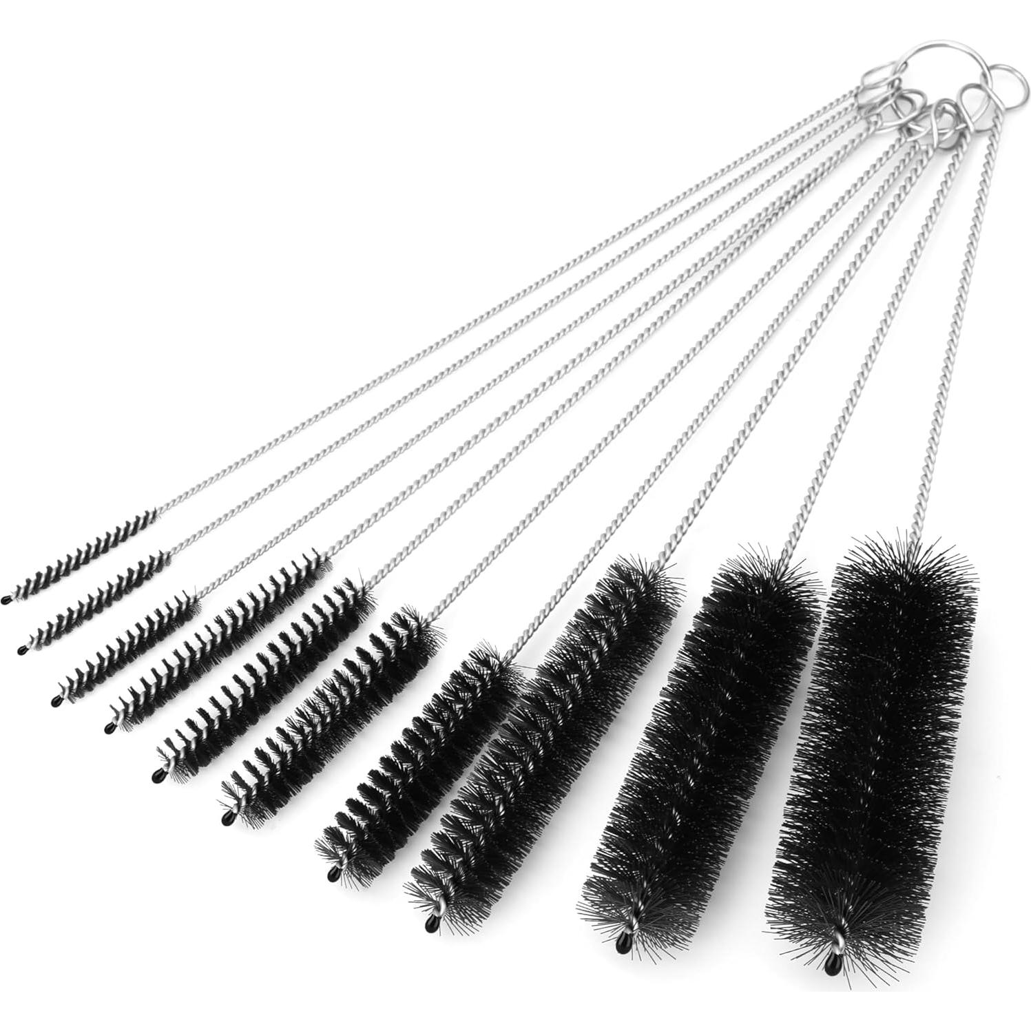 Paquete de 10 cepillos limpiadores Tidy Monster 20.8 cm acero inoxidable