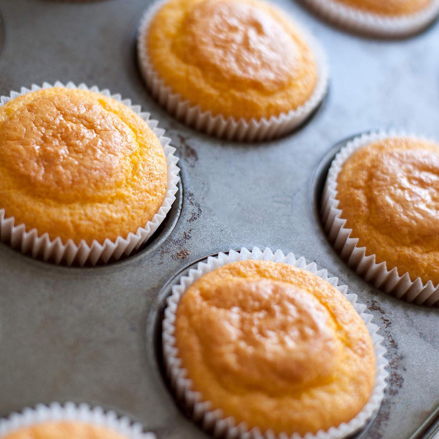 Forros de Mini Cupcake KPKitchen - Paquete de 300 Blancos