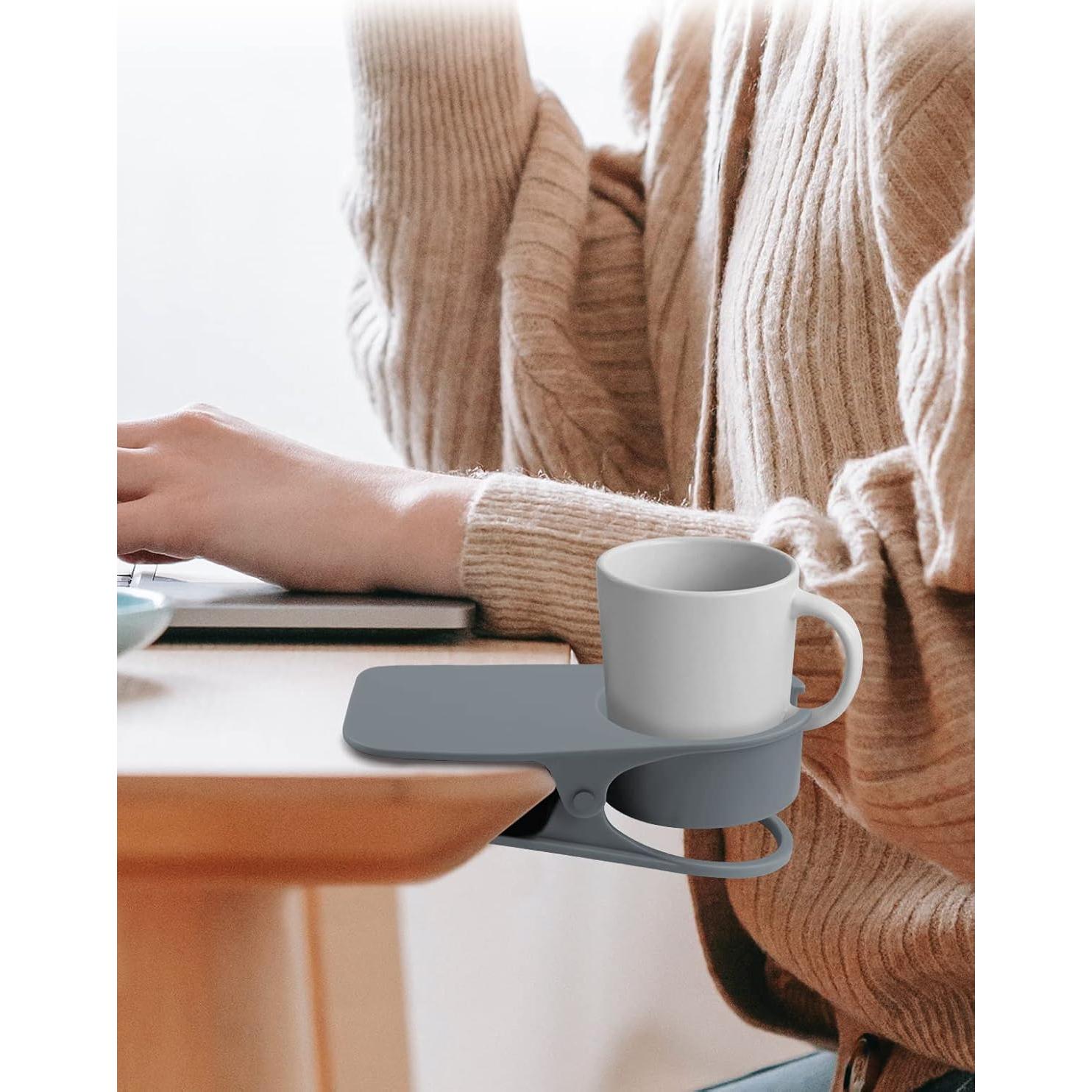 Soporte para Tazas Kalolary con Clip y Ranura Gris