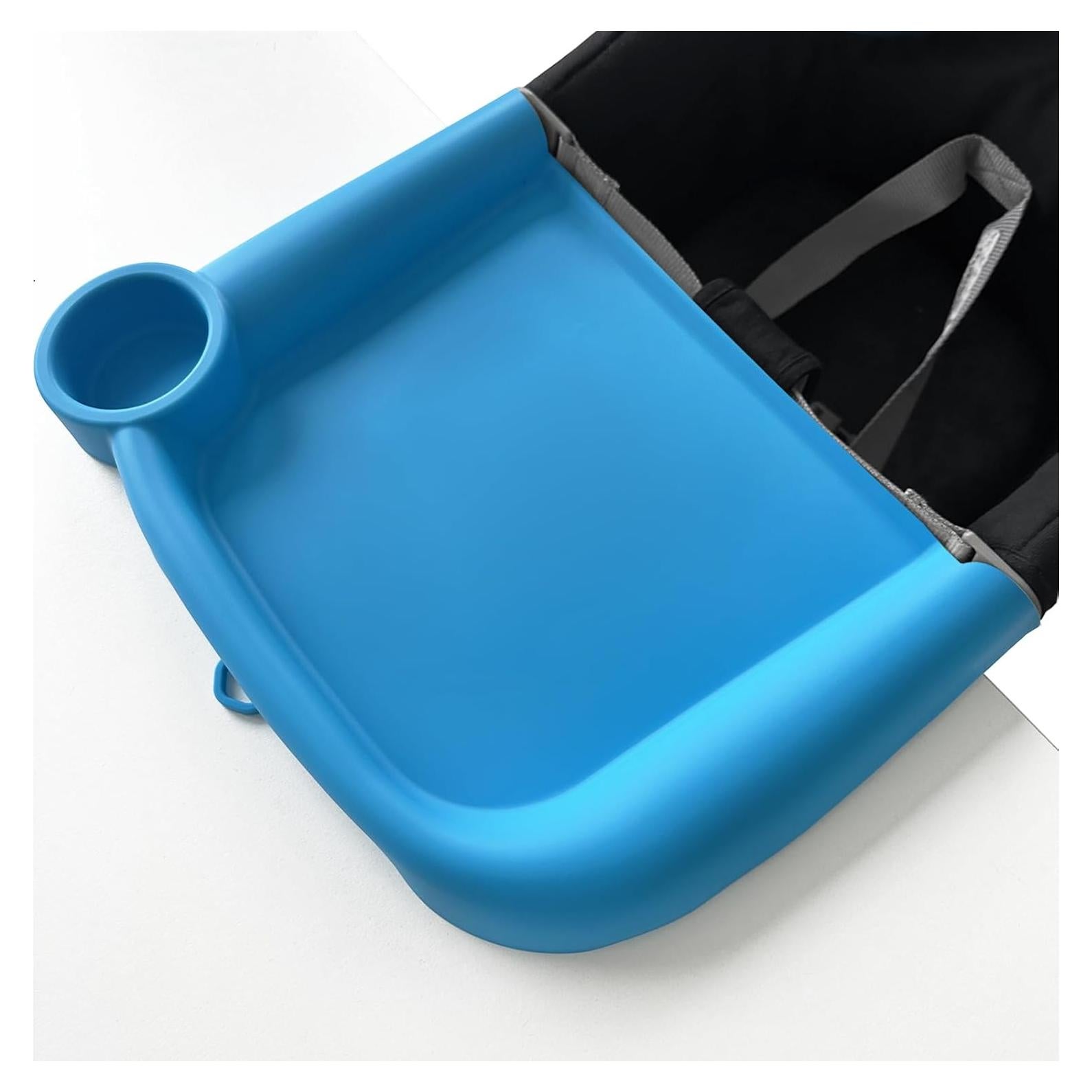 Bandeja de Comida de Silicona Failun para Bebés Azul - Apta para Lavavajillas