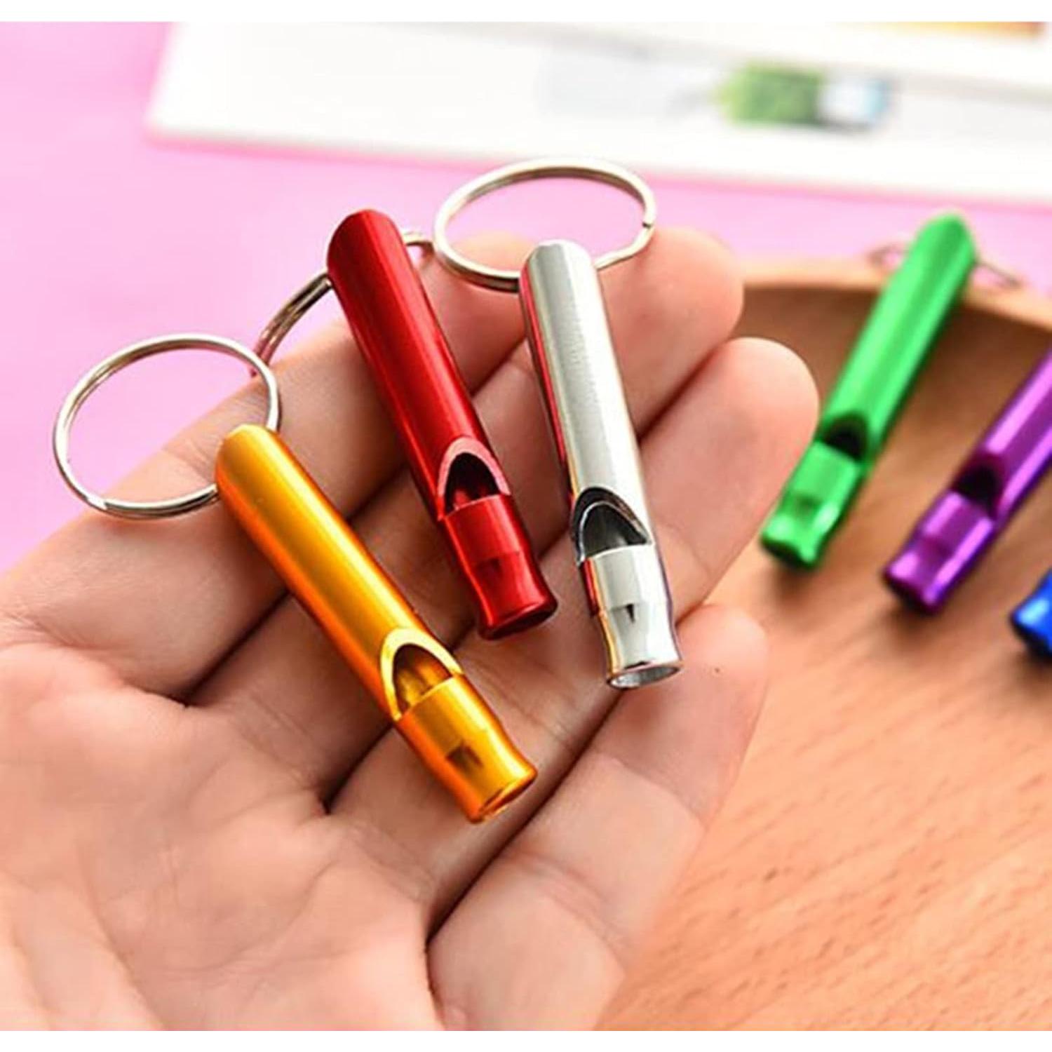 Silbato de Emergencia Tergy 100 Piezas Aluminio para Camping