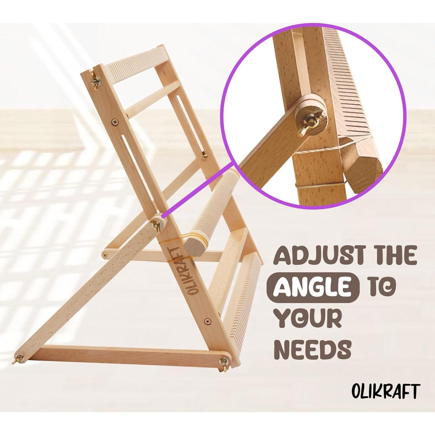 Telar de Tejido Olikraft Pequeño con Soporte Ajustable