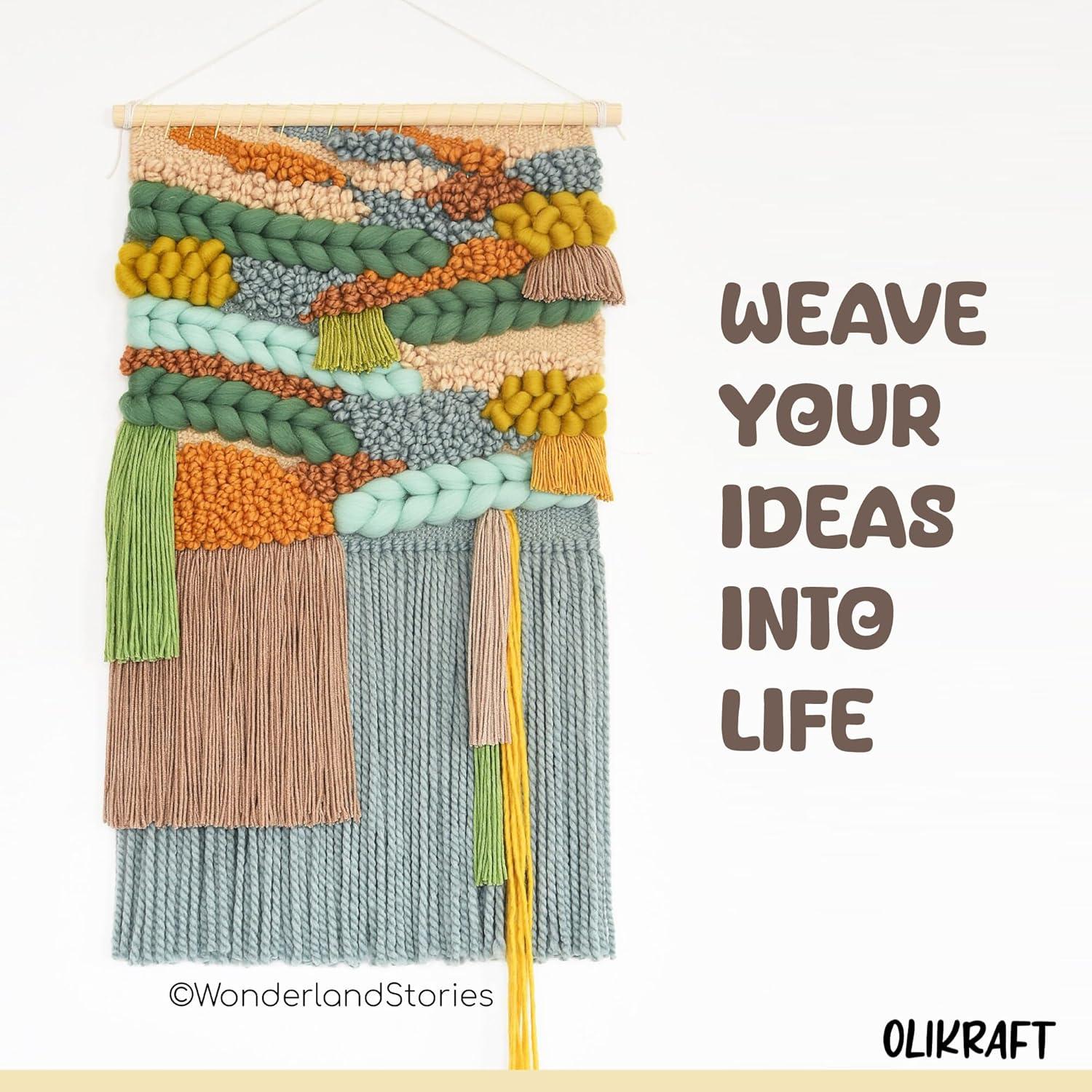 Telar de Tejido Olikraft Pequeño con Soporte Ajustable