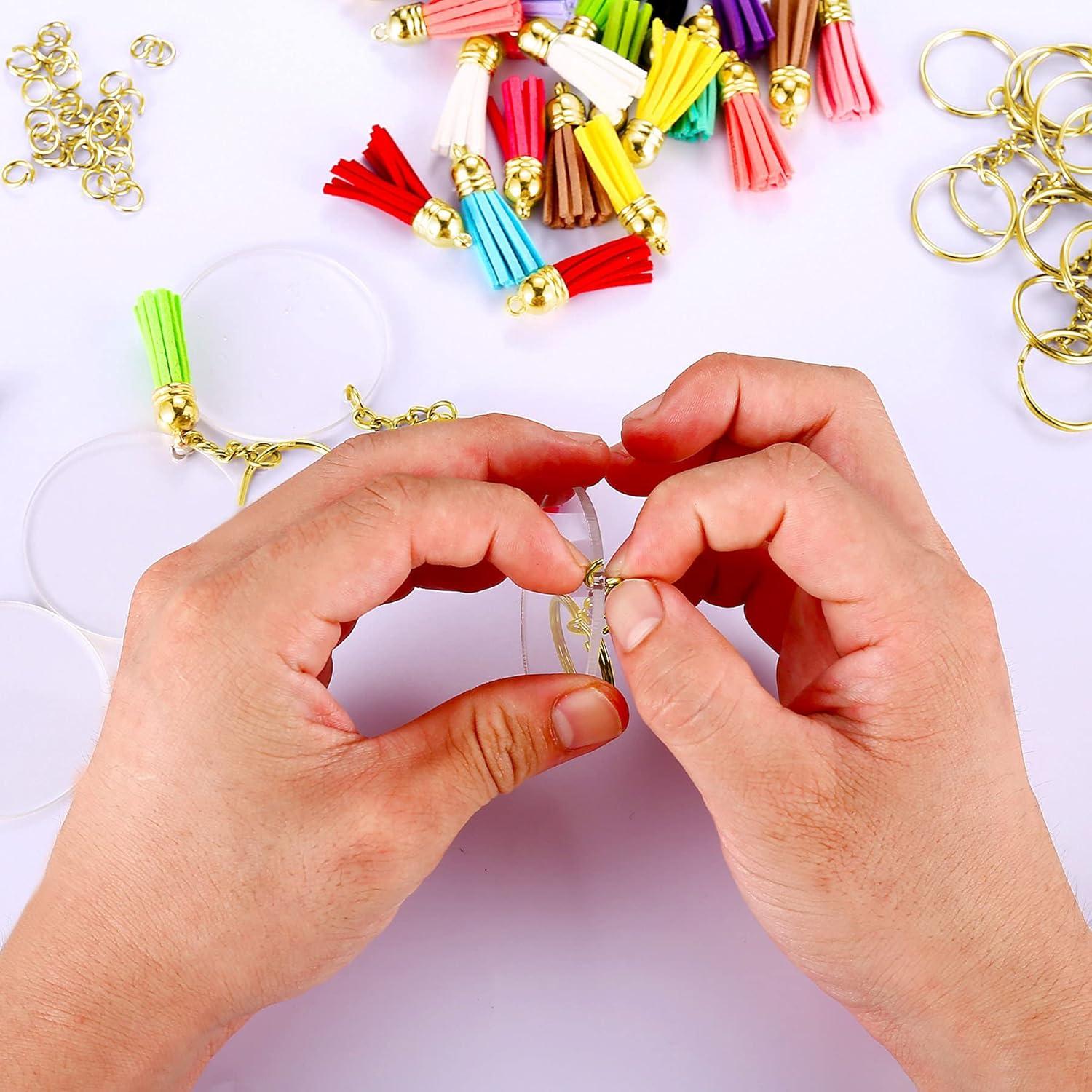 Kit de Llave Acrílica en Blanco Lganze 120 pcs Manualidades