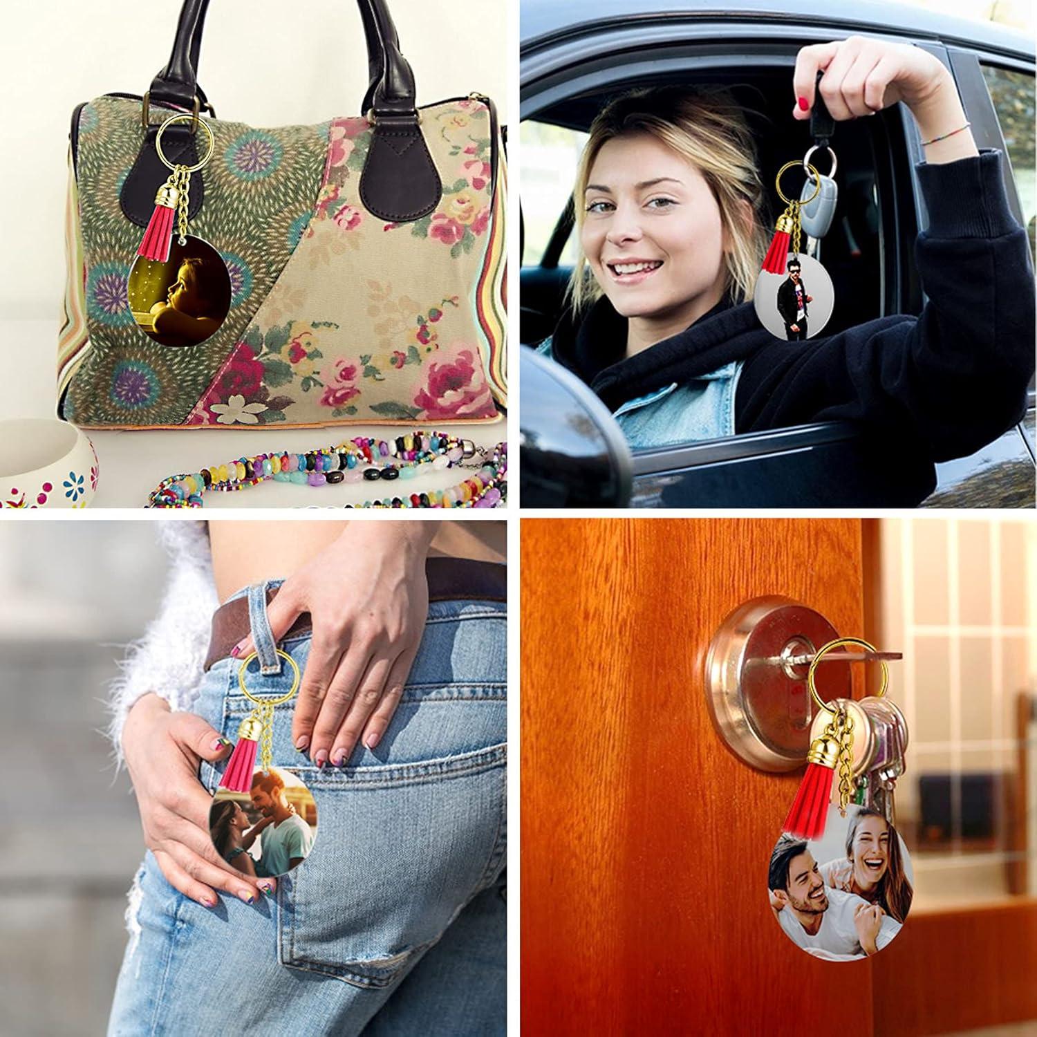 Kit de Llave Acrílica en Blanco Lganze 120 pcs Manualidades