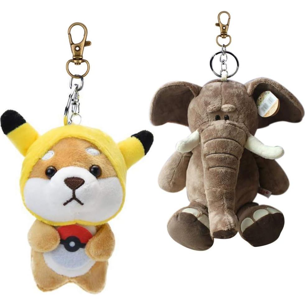 100 Ganchos de Llave con Anillos HXSEMAYIG Bronce Verde