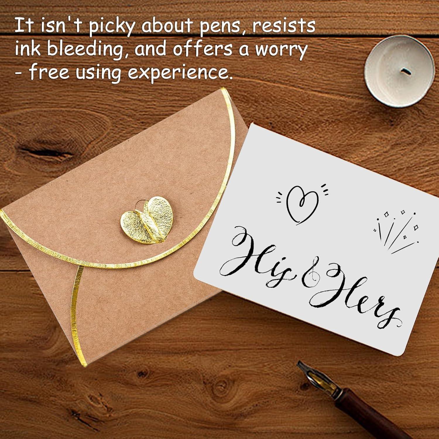 30 Mini Sobres Kraft con Cierre Corazón GEVOPREFRRED 10.5x7cm