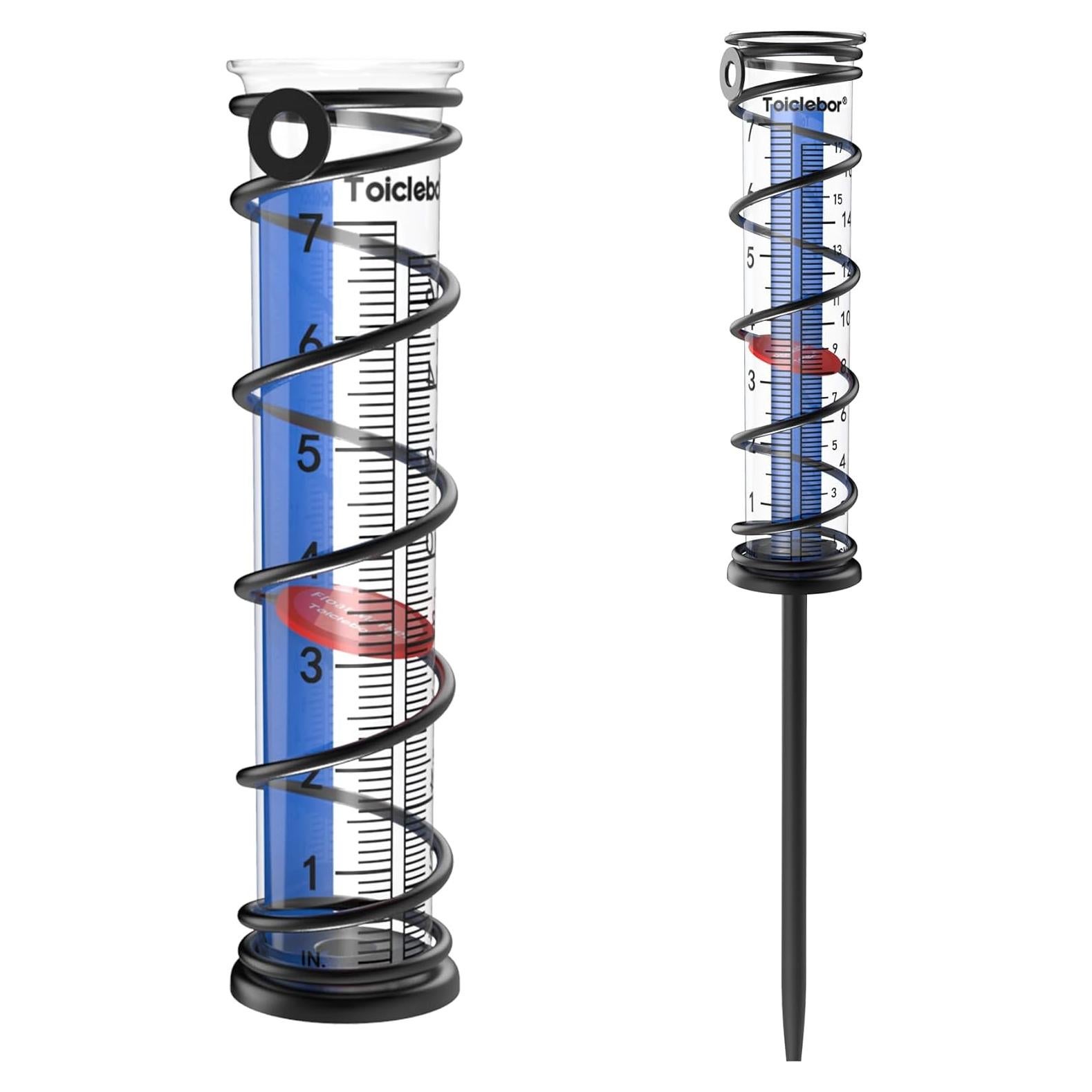 Pluviómetro Exterior Toiclebor RM-BS7-002 Escala Dual 42 cm
