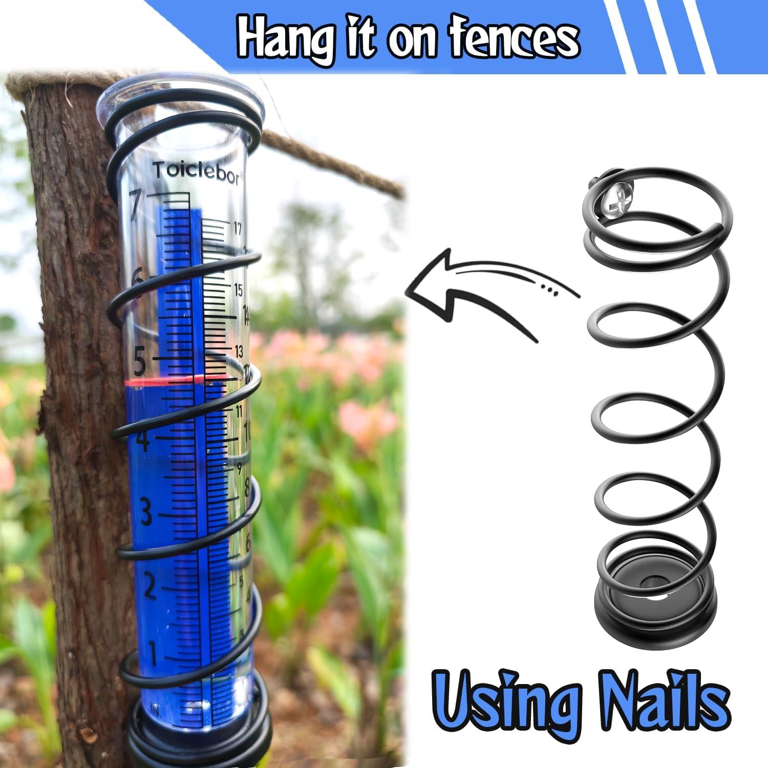 Pluviómetro Exterior Toiclebor RM-BS7-002 Escala Dual 42 cm