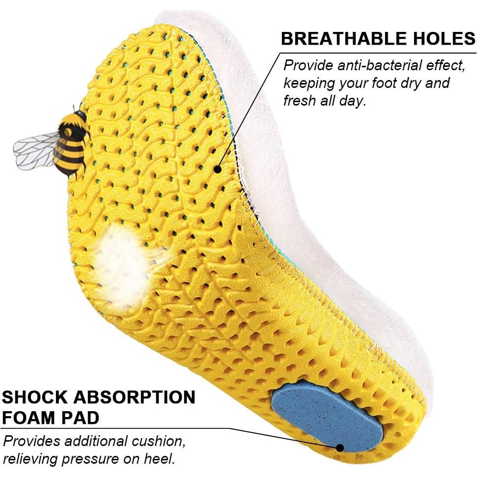 Plantillas de lana Ailaka 2.5 cm para hombres y mujeres