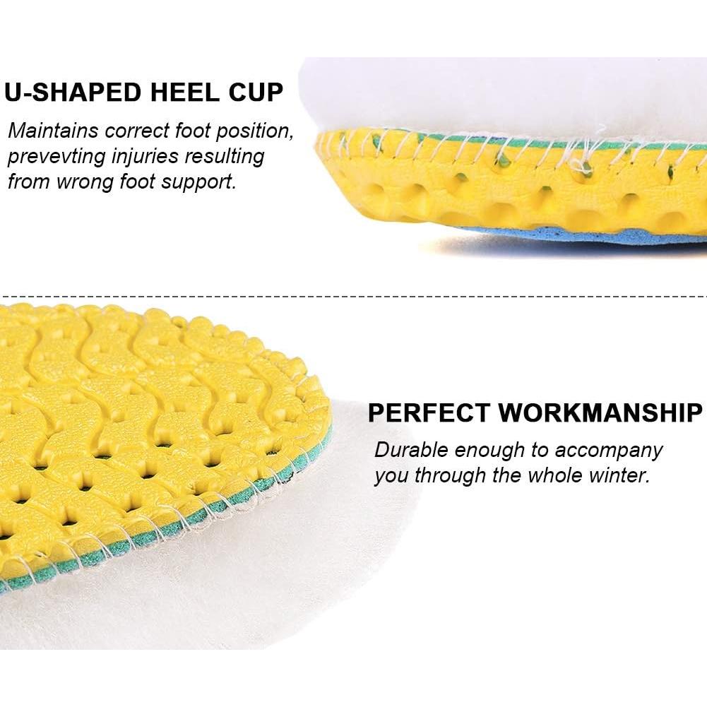 Plantillas de lana Ailaka 2.5 cm para hombres y mujeres