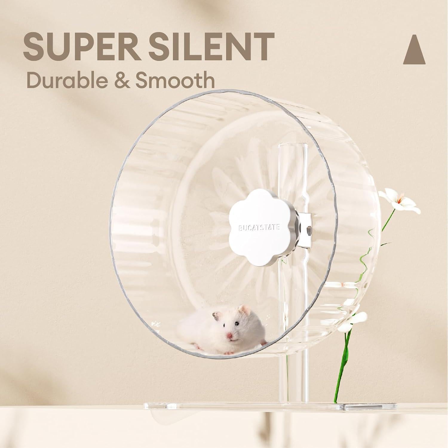 Rueda de Ejercicio para Hámster BUCATSTATE 20.8 cm Silenciosa