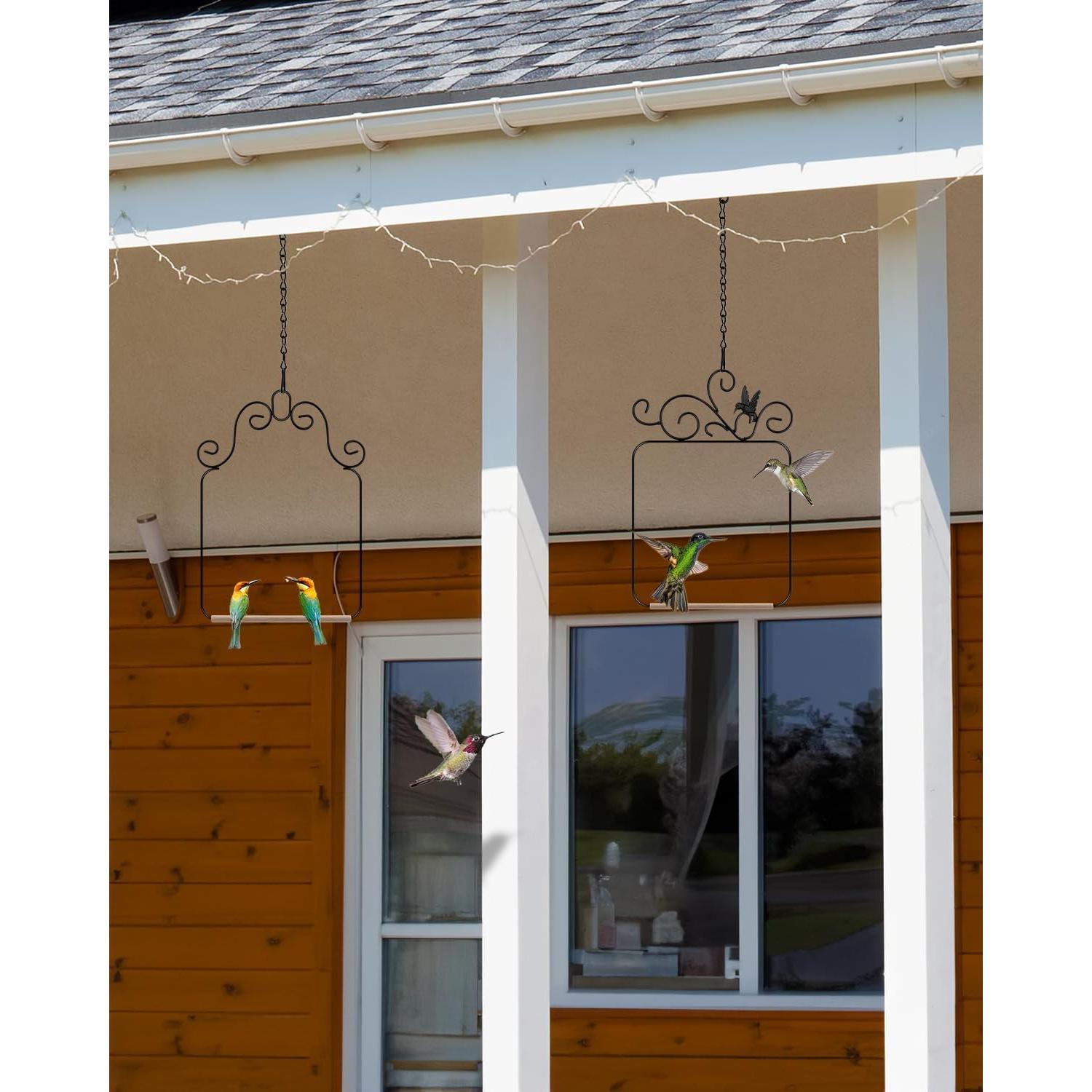 Columpios para Colibríes PACETAP 2 Paquete Metal y Madera