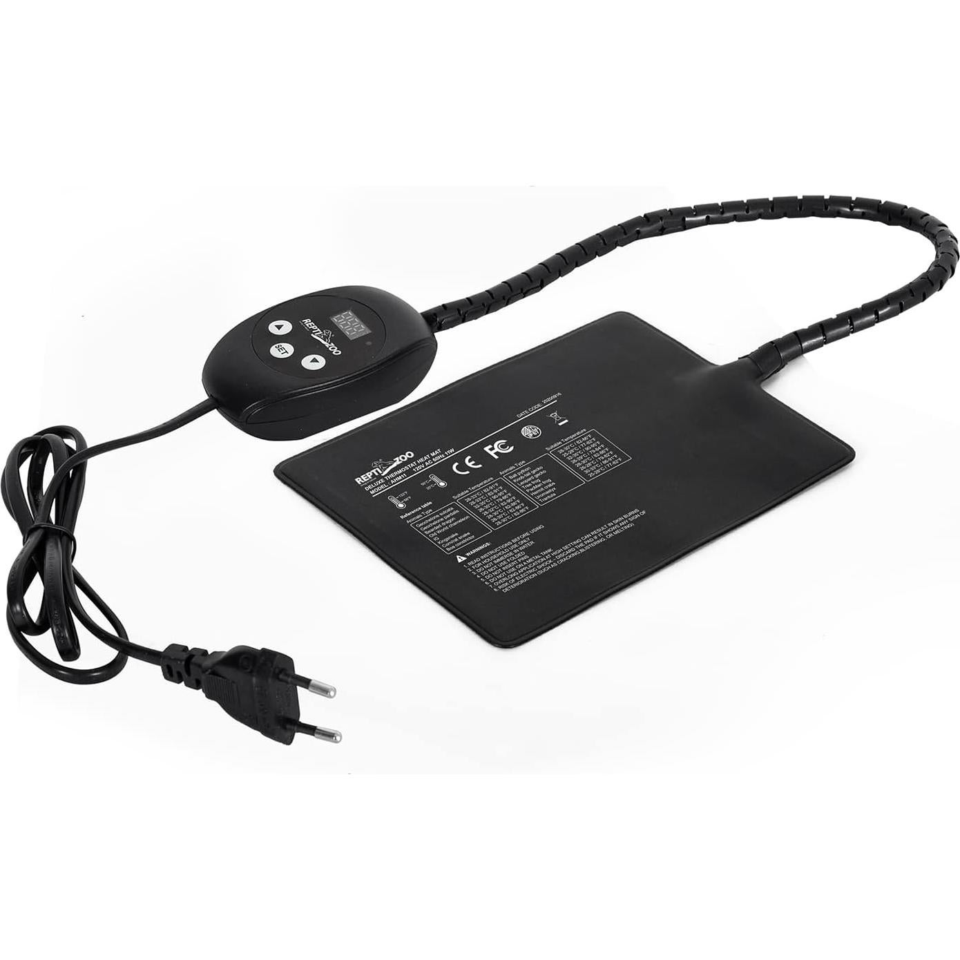 Almohadilla Térmica REPTI ZOO 15.24x20.32cm con Termostato