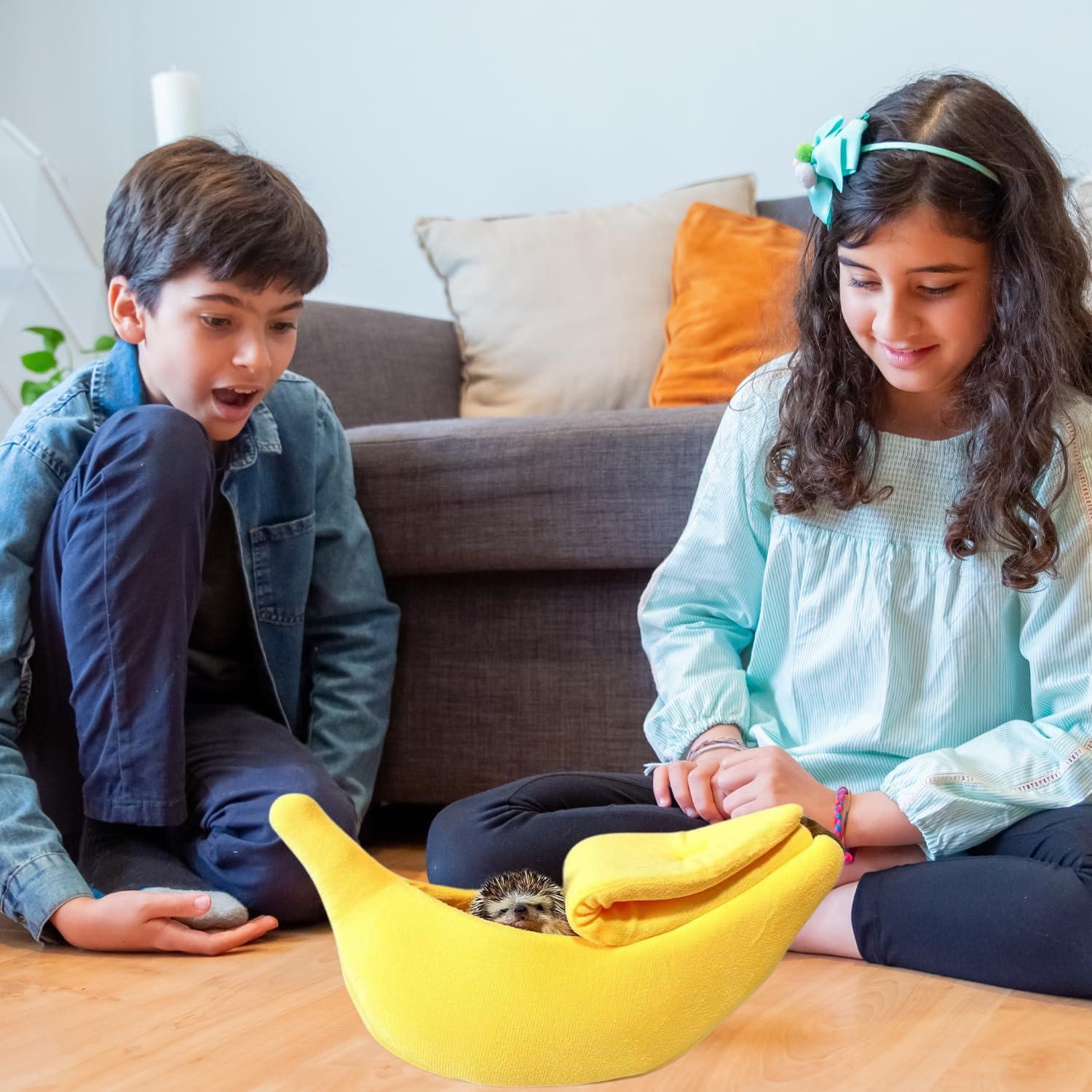 Cama para Pequeños Animales SEZDEKI Amarilla 40x15 cm