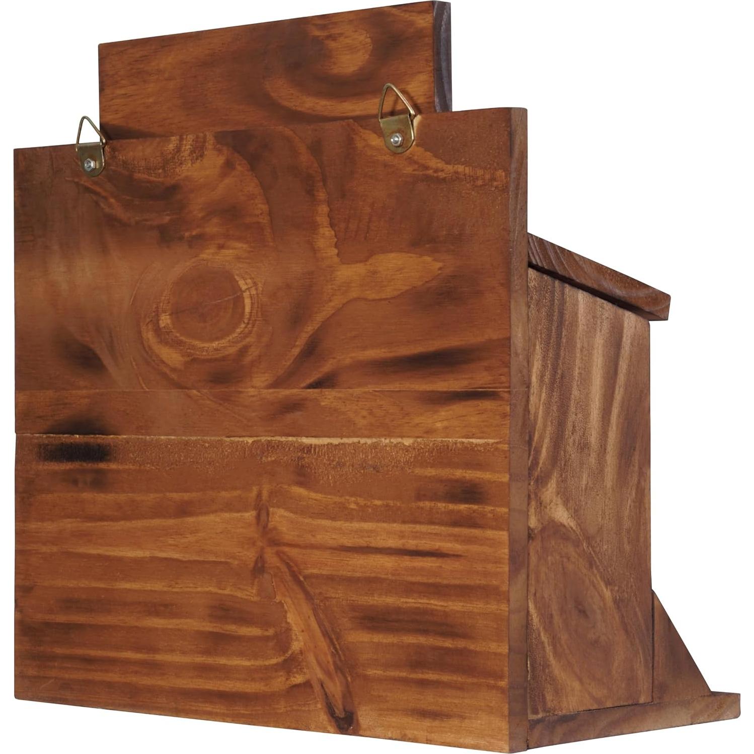 Alimentador de Ardillas MIXUMON de Madera con 3 Compartimentos