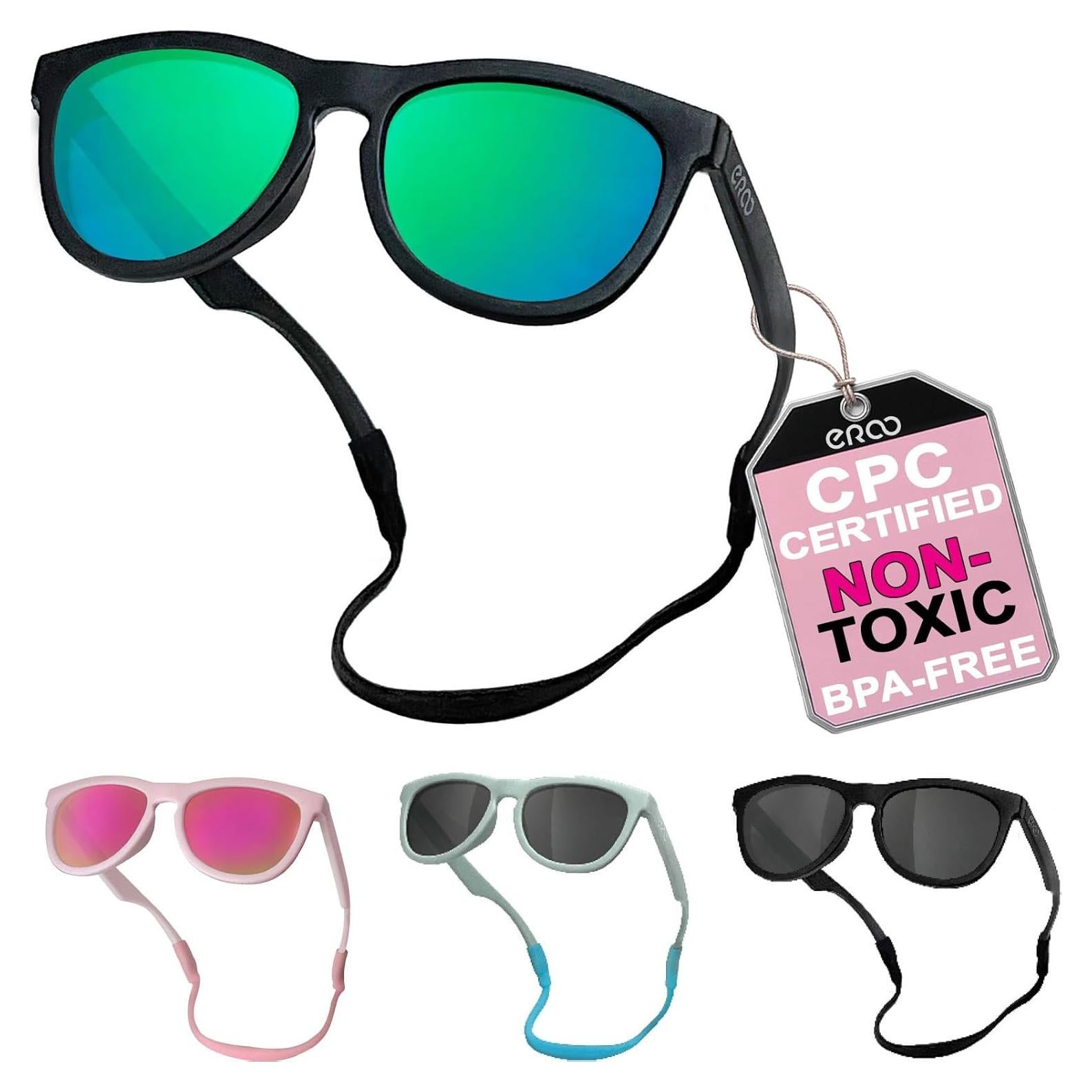 Gafas de sol polarizadas ER00 para bebés 0-24 meses UV400