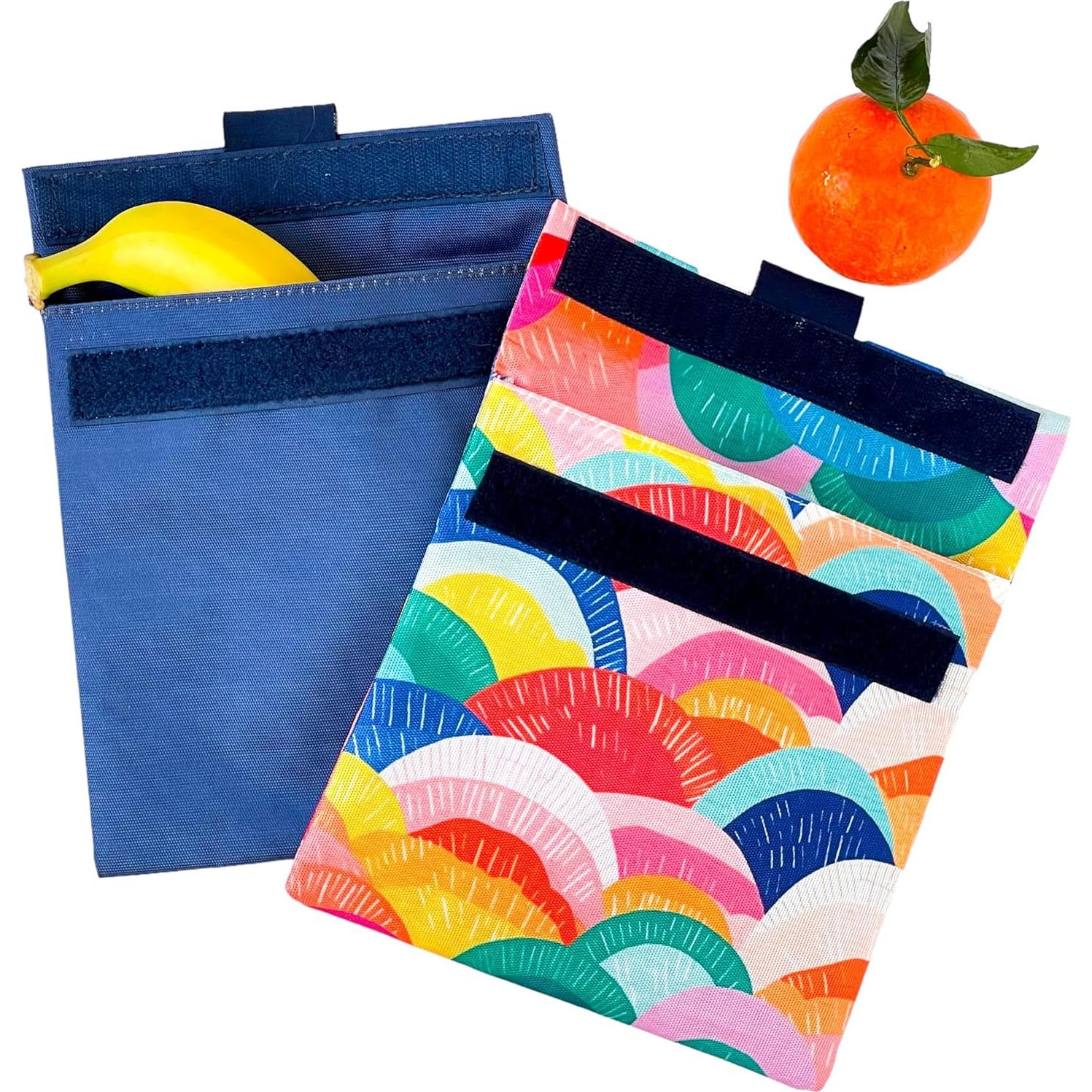 Bolsa de Snack Aislada Yumbox Pochette 20.3x19.1cm - 2 Unidades