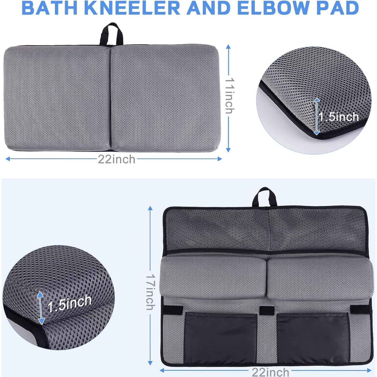 Almohadilla para Rodillas y Codos de Baño Bebé JOY ANAN Gris