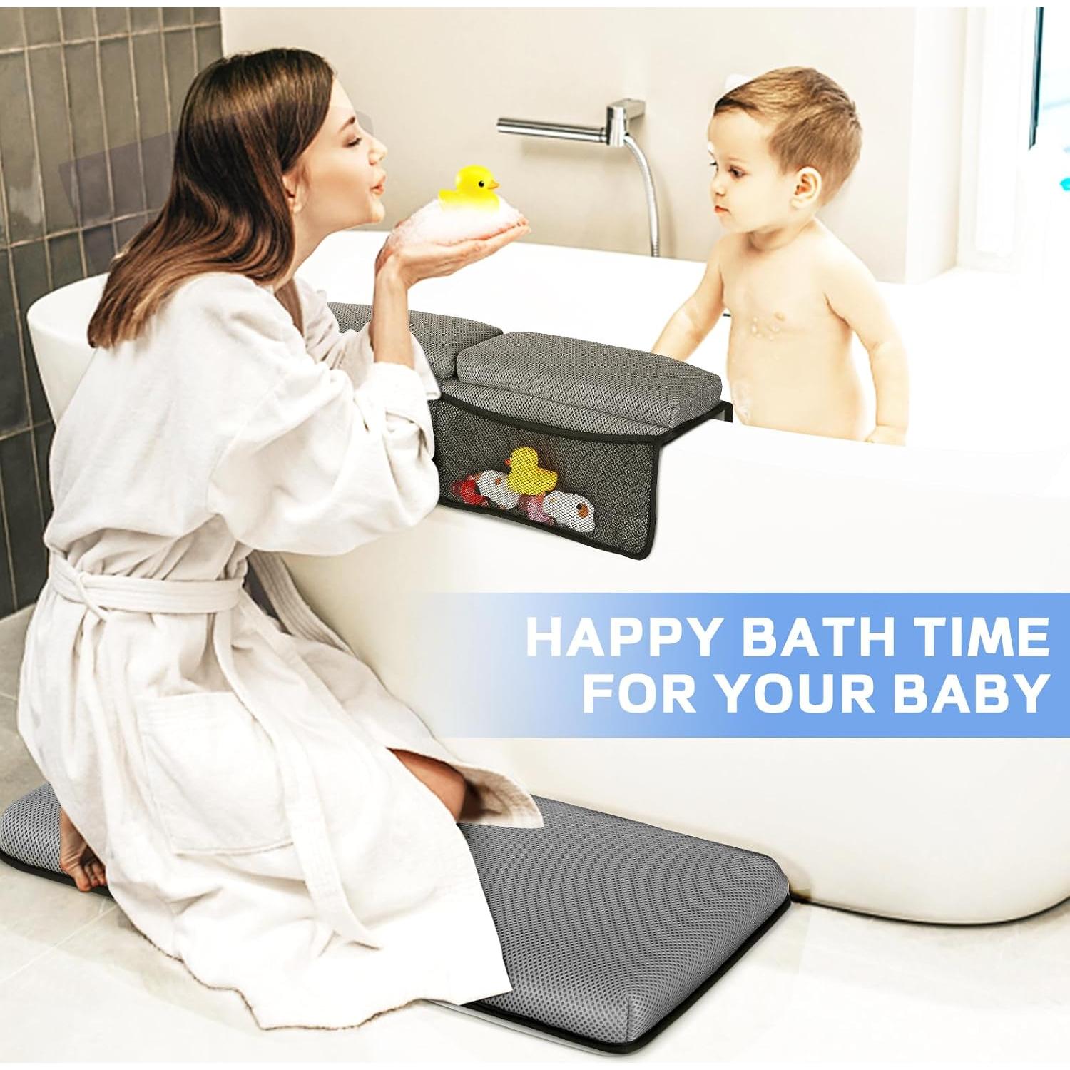 Almohadilla para Rodillas y Codos de Baño Bebé JOY ANAN Gris