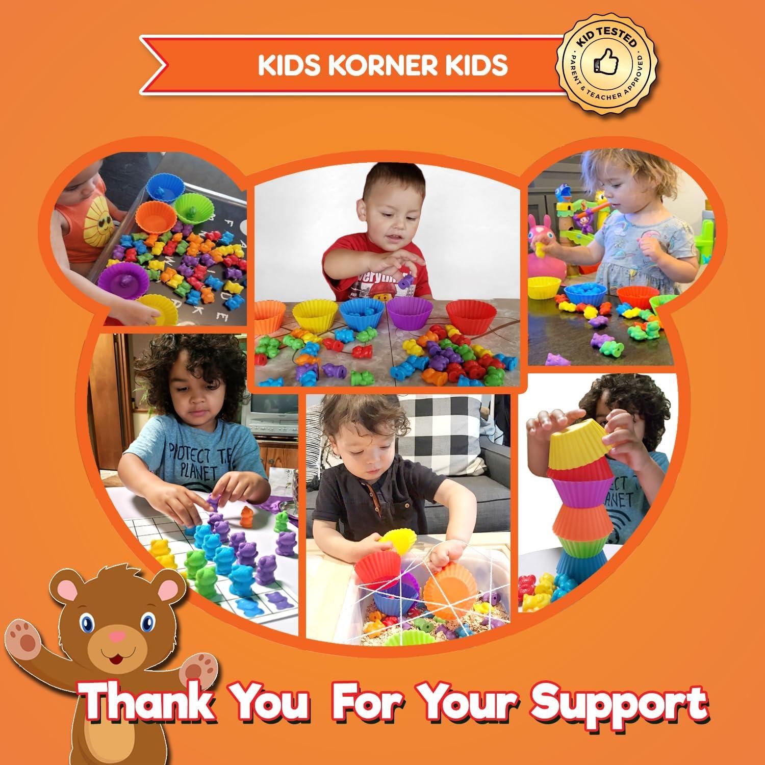 Osos de Conteo Jumbo Kids Korner - 48 Piezas para Preescolar