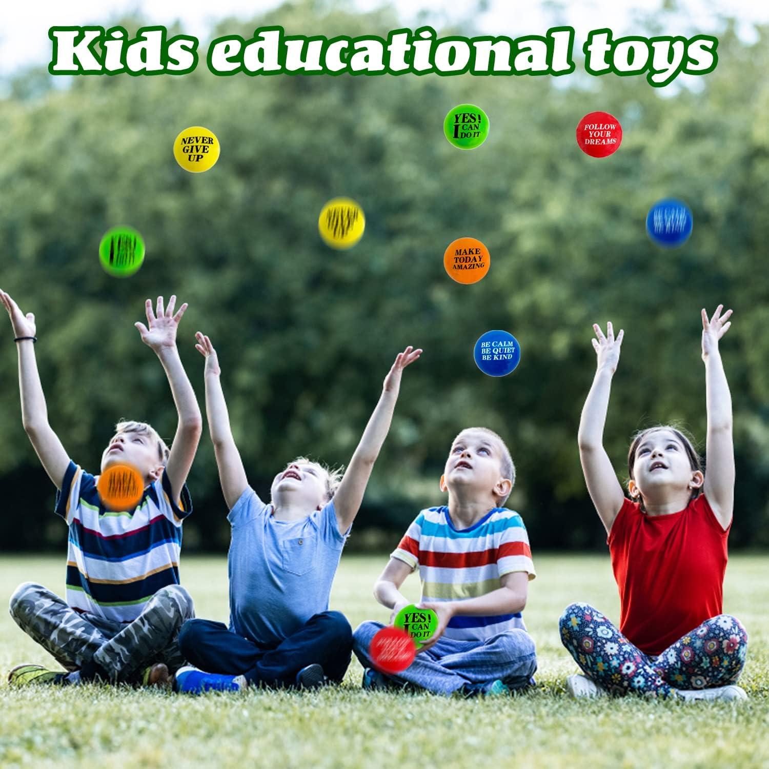 20 Pelotas de Estrés Motivacionales Coloridas Baaxxango 6 cm