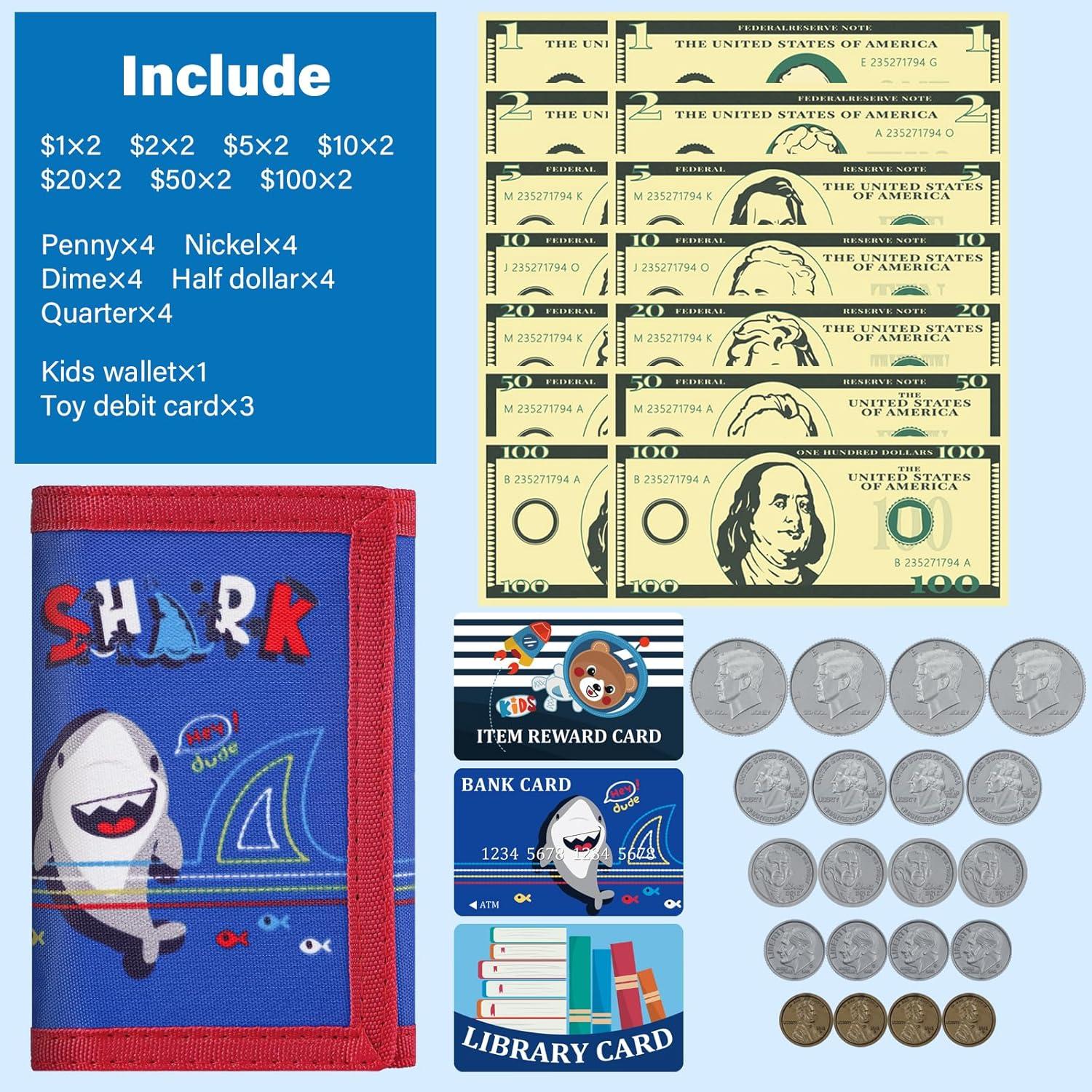 Set de Juego de Monedas y Tarjetas DEEKI para Niños 3+