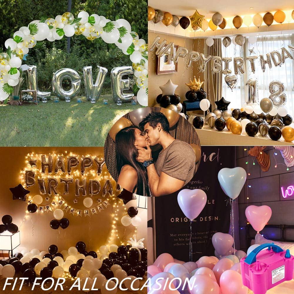 Bomba de Globo ELLECK Eléctrica 600W Doble Boquilla Rosa