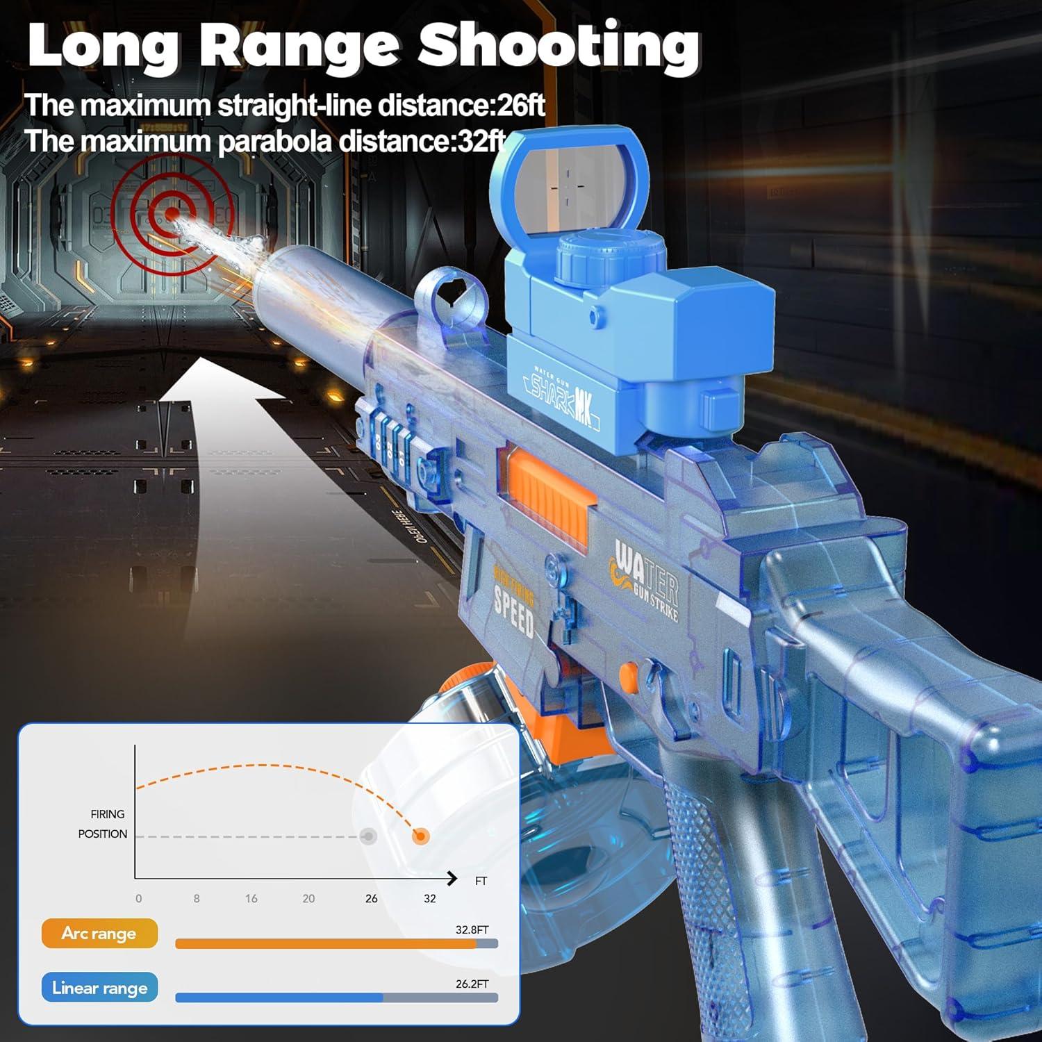 Pistola de Agua Eléctrica Automática Flybakiz Azul 7.92m