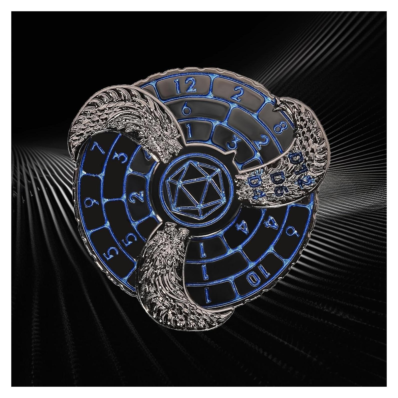 Juego de Dados DND 7 en 1 Metal GU BEI TE con Giroscopio