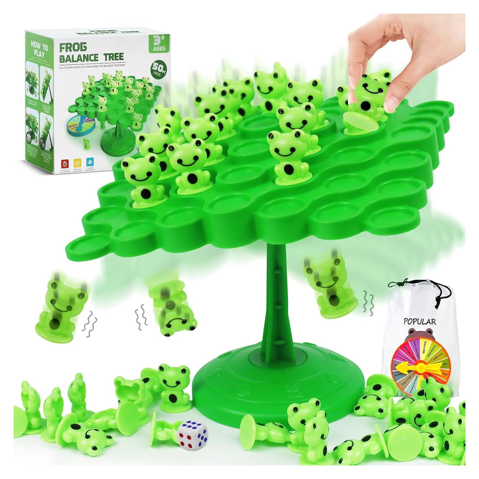 Juego de Equilibrio de Ranas Kykake para 2 Jugadores - Educativo