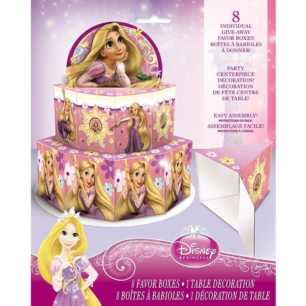 Decoración Centro de Mesa Disney Enredados Rapunzel para 8