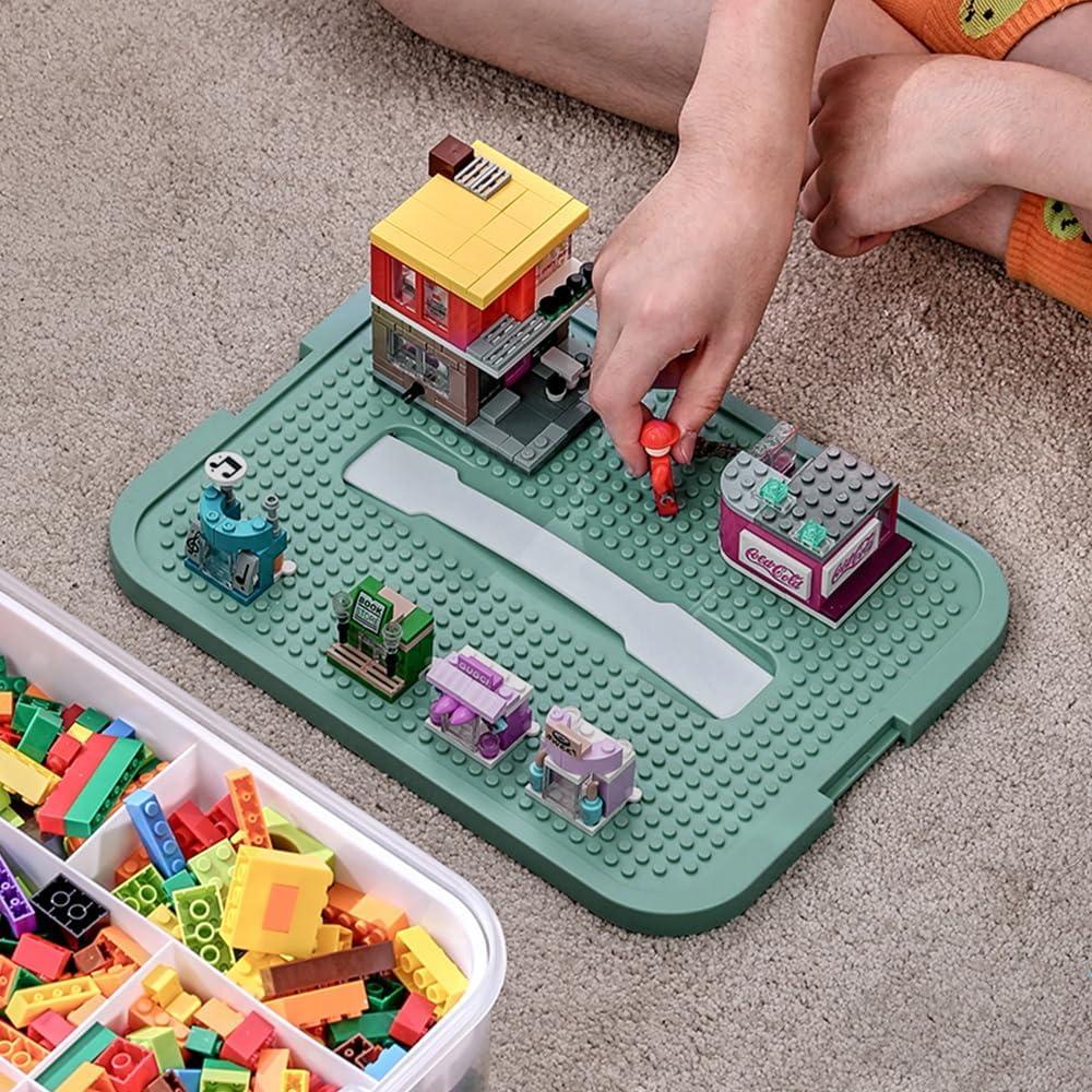 Caja de Almacenamiento Apilable POSHIGE 16 Compartimentos Verde