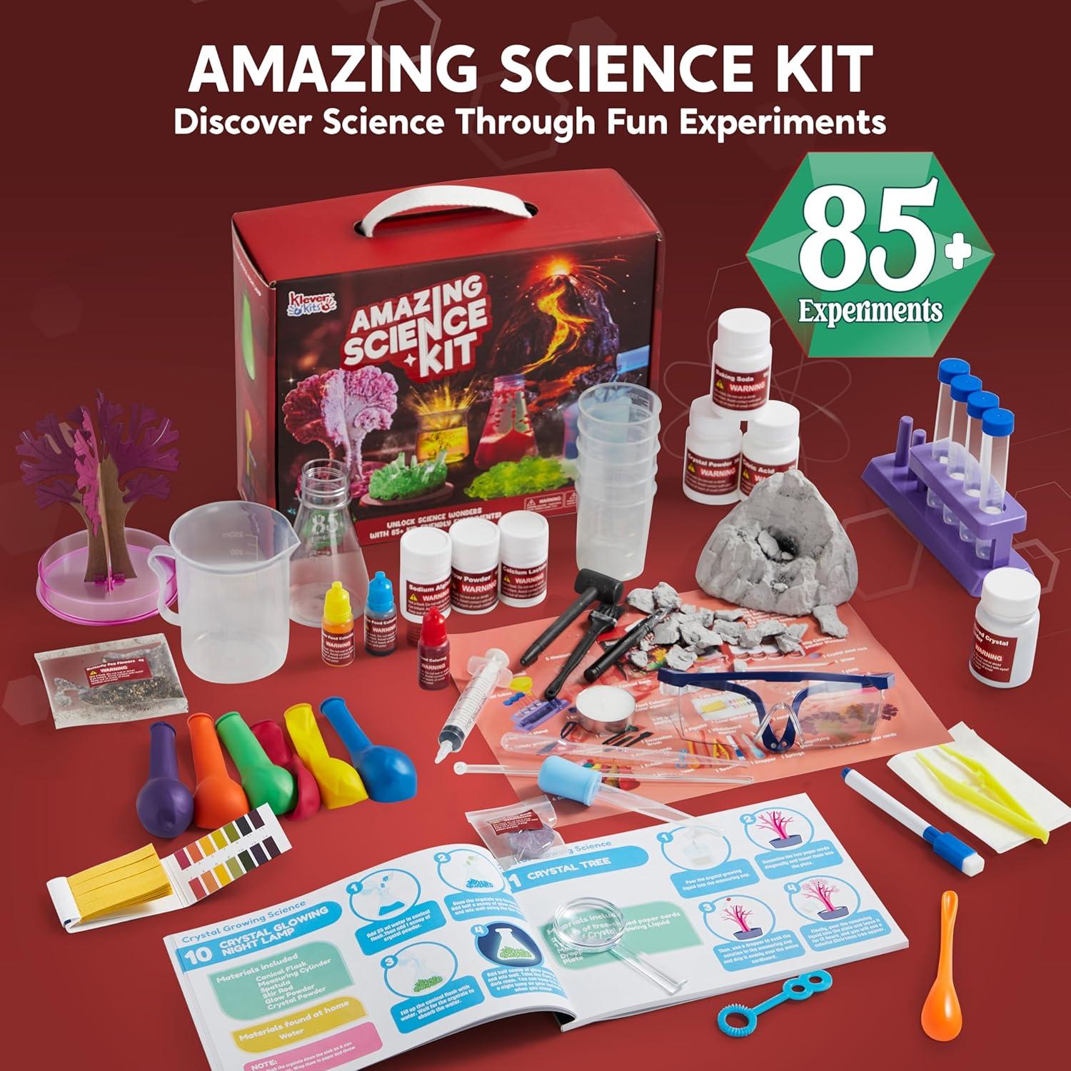 Kits de Ciencia Asombrosos JOYIN - 85 Experimentos STEM para Niños