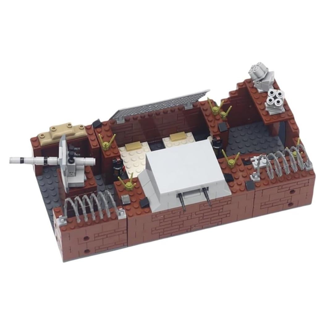 Juego de Bloques de Construcción Militar Lekaka 4 en 1 25.4x12.7cm