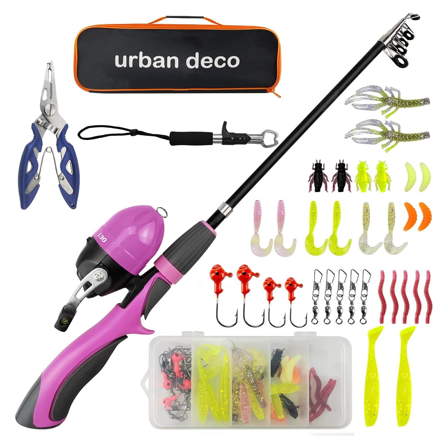 Caña de Pescar Telescópica Urban Deco 1.27m para Niños