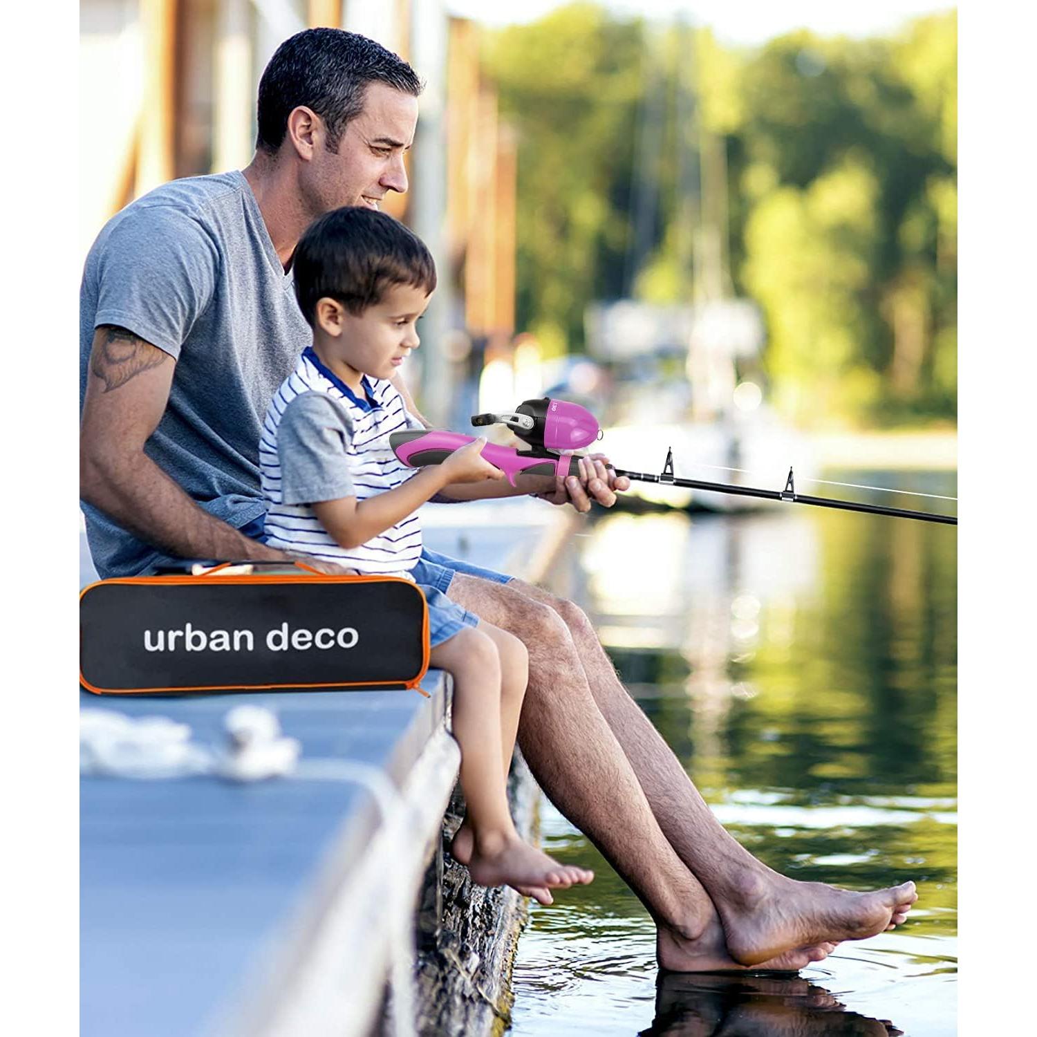 Caña de Pescar Telescópica Urban Deco 1.27m para Niños