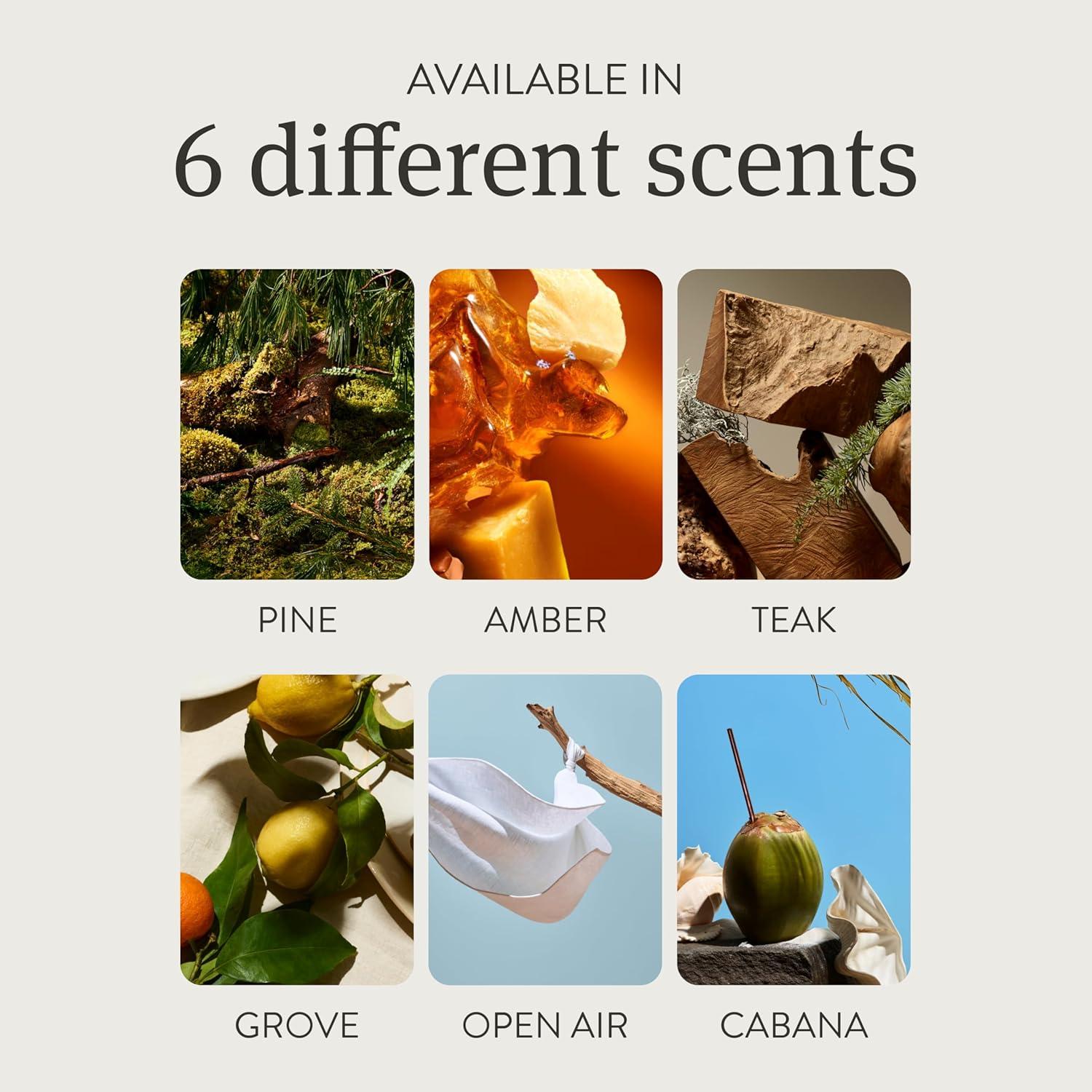 Ambientador para Auto Drift - Clip de Ventilación Metal - 3 Recargas Ámbar