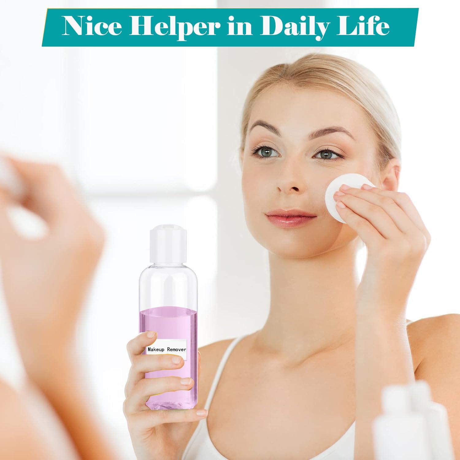 Kit de Botellas de Viaje 100ml HUIYI Aprobadas por TSA - 4 Piezas