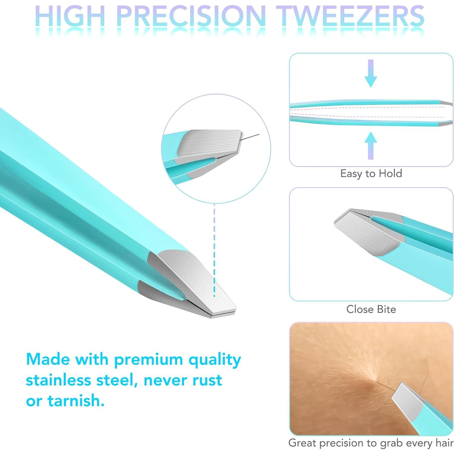 Juego de Pinzas y Cortauñas YHIT 8 Piezas Acero Inoxidable