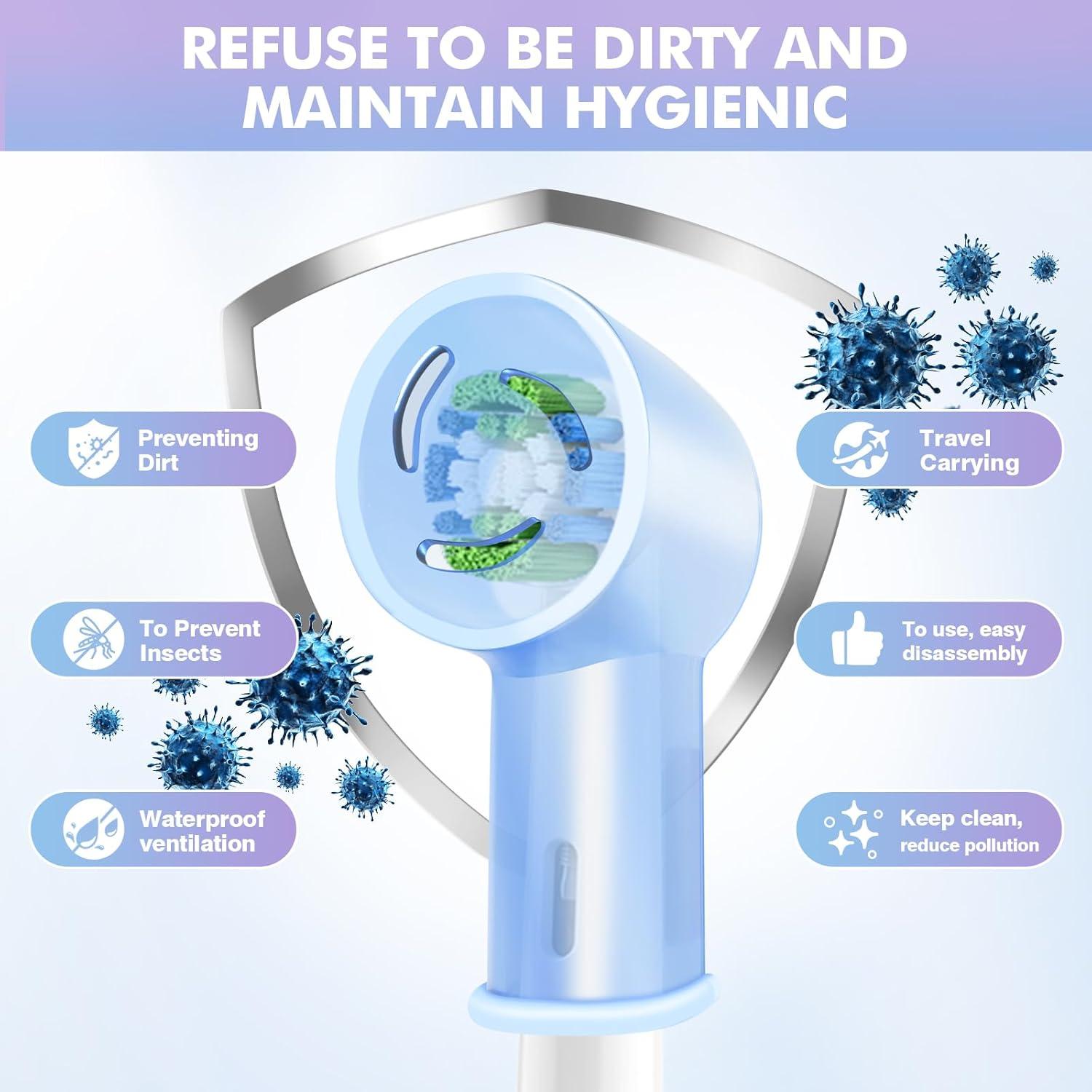 Cubiertas de Cepillo de Dientes THISONG para Oral-B iO - 6 Pzs