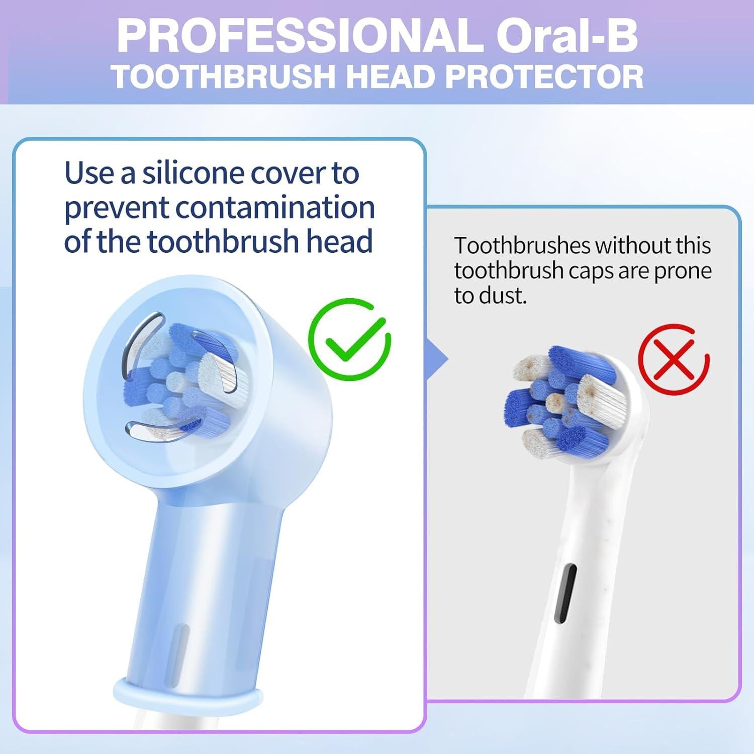 Cubiertas de Cepillo de Dientes THISONG para Oral-B iO - 6 Pzs