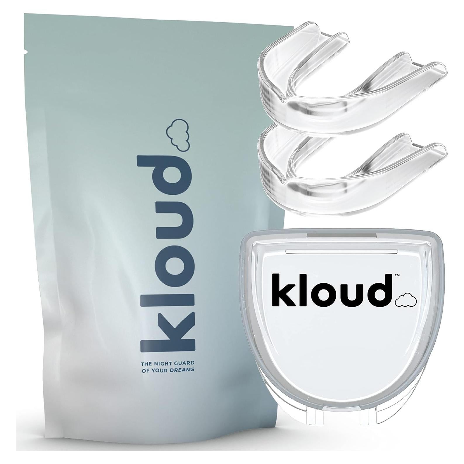 Protector Bucal Kloud Night Guard Transparente - 2 Paquetes