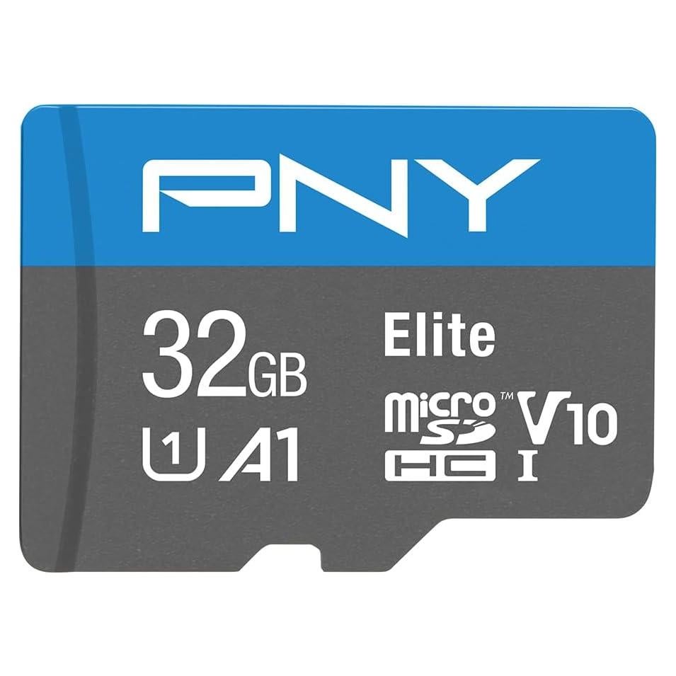Tarjeta de Memoria PNY 32GB microSDHC Clase 10 U1 V10 100MB/s