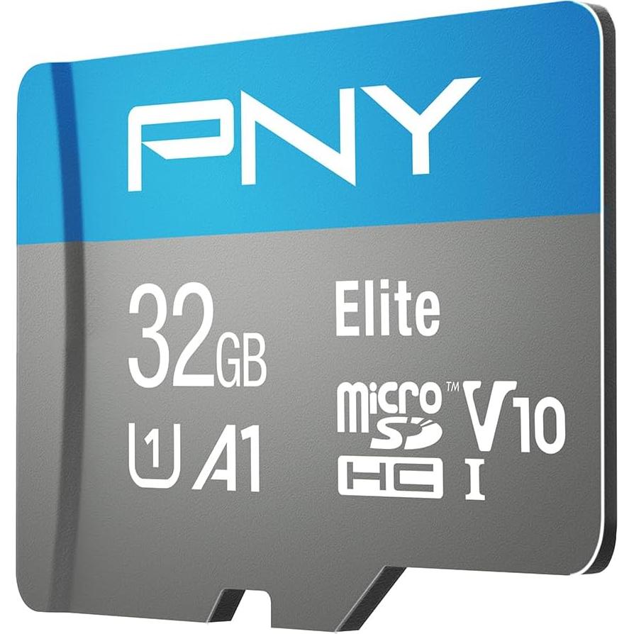 Tarjeta de Memoria PNY 32GB microSDHC Clase 10 U1 V10 100MB/s