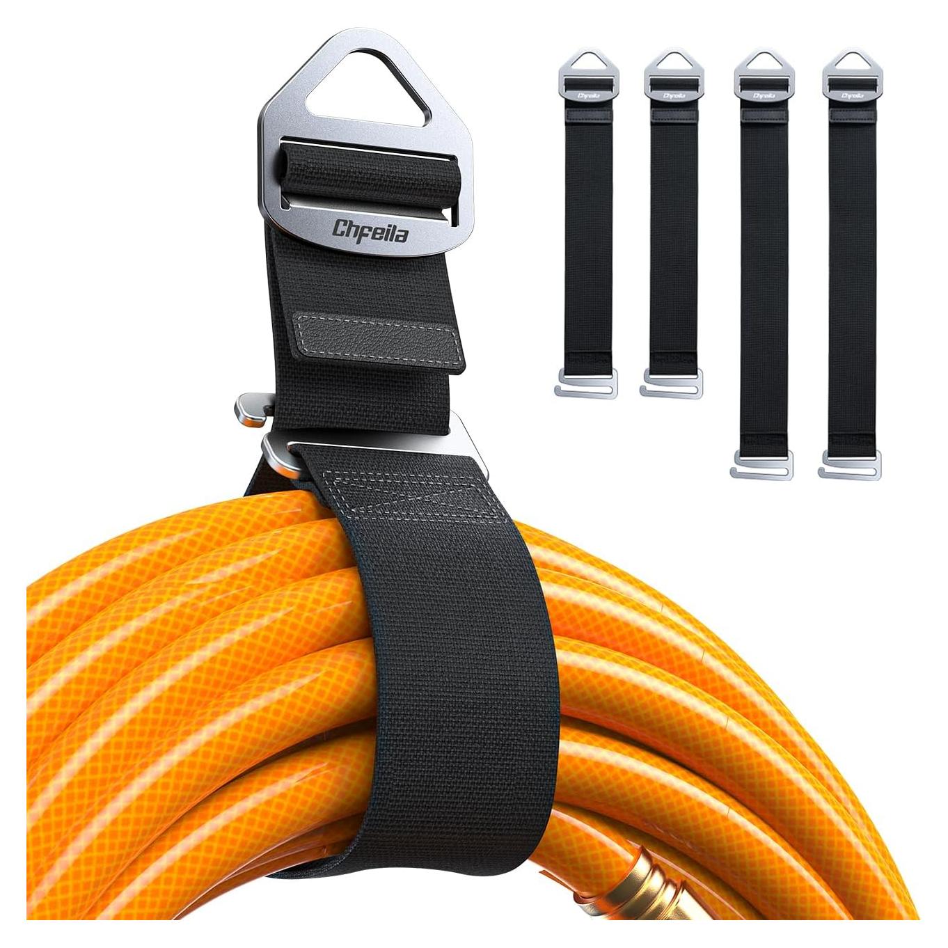 Organizador de Cables Chfeila - Paquete de 4, Ajustable 35-45cm