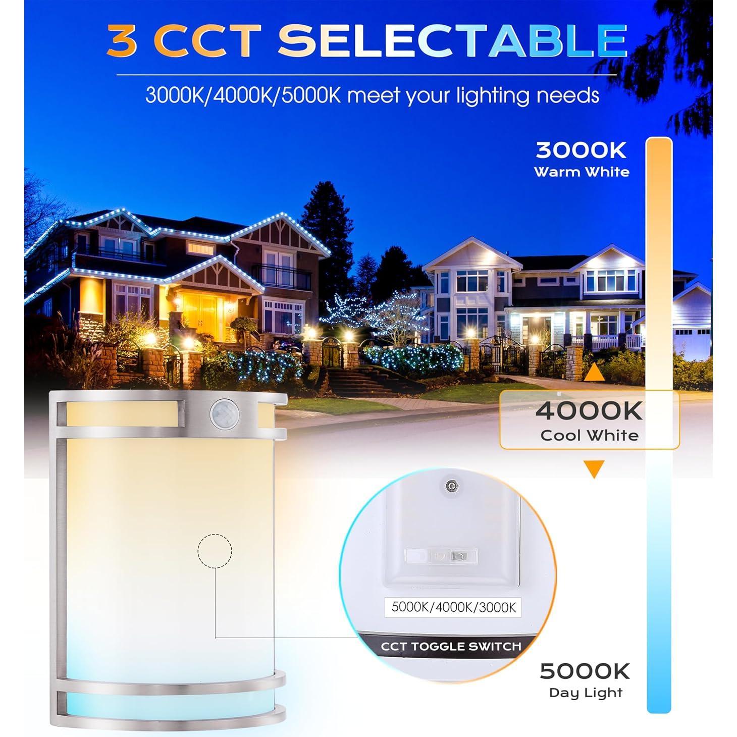 Luz de Pared LED CLOUDY BAY con Sensor de Movimiento 15W 1000LM