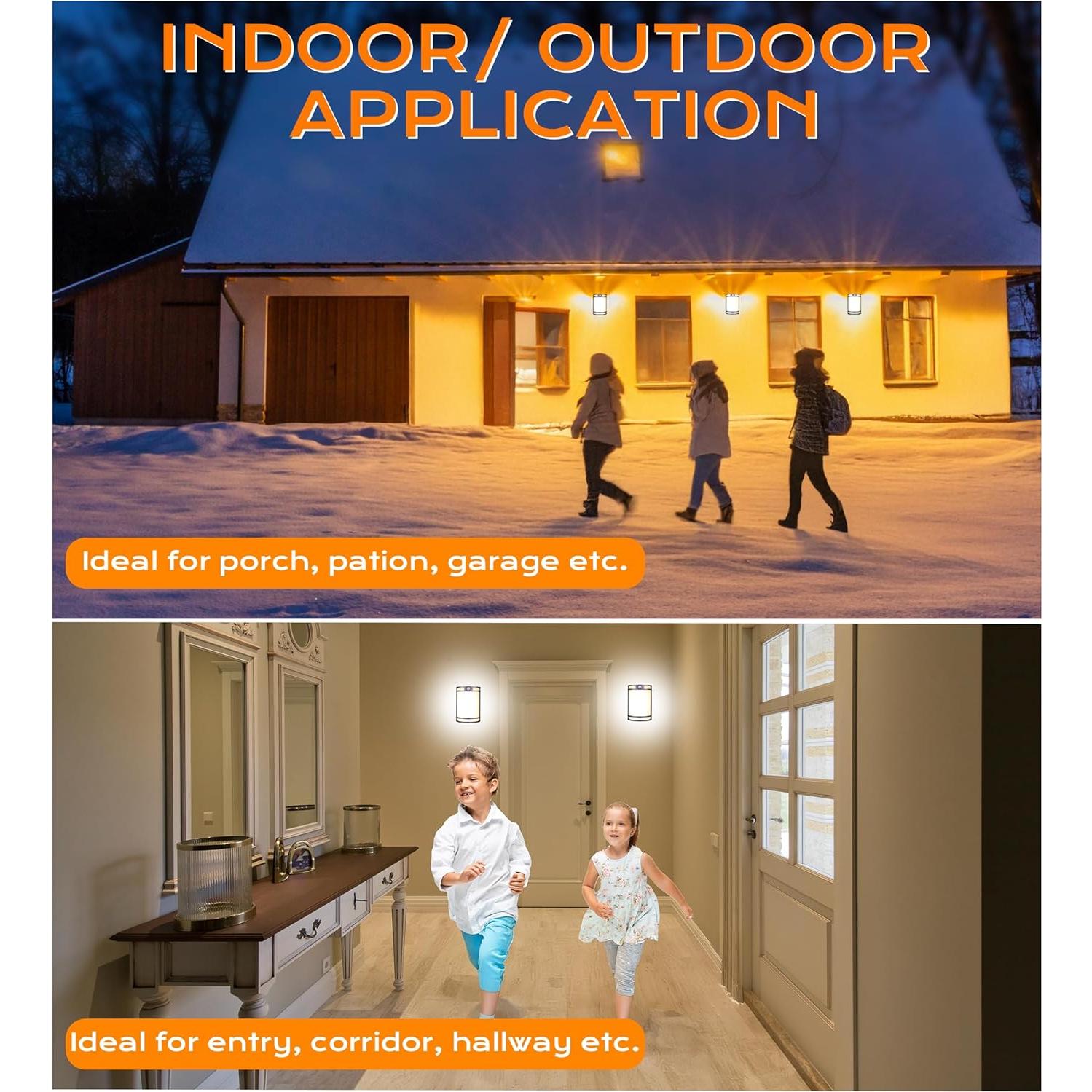 Luz de Pared LED CLOUDY BAY con Sensor de Movimiento 15W 1000LM