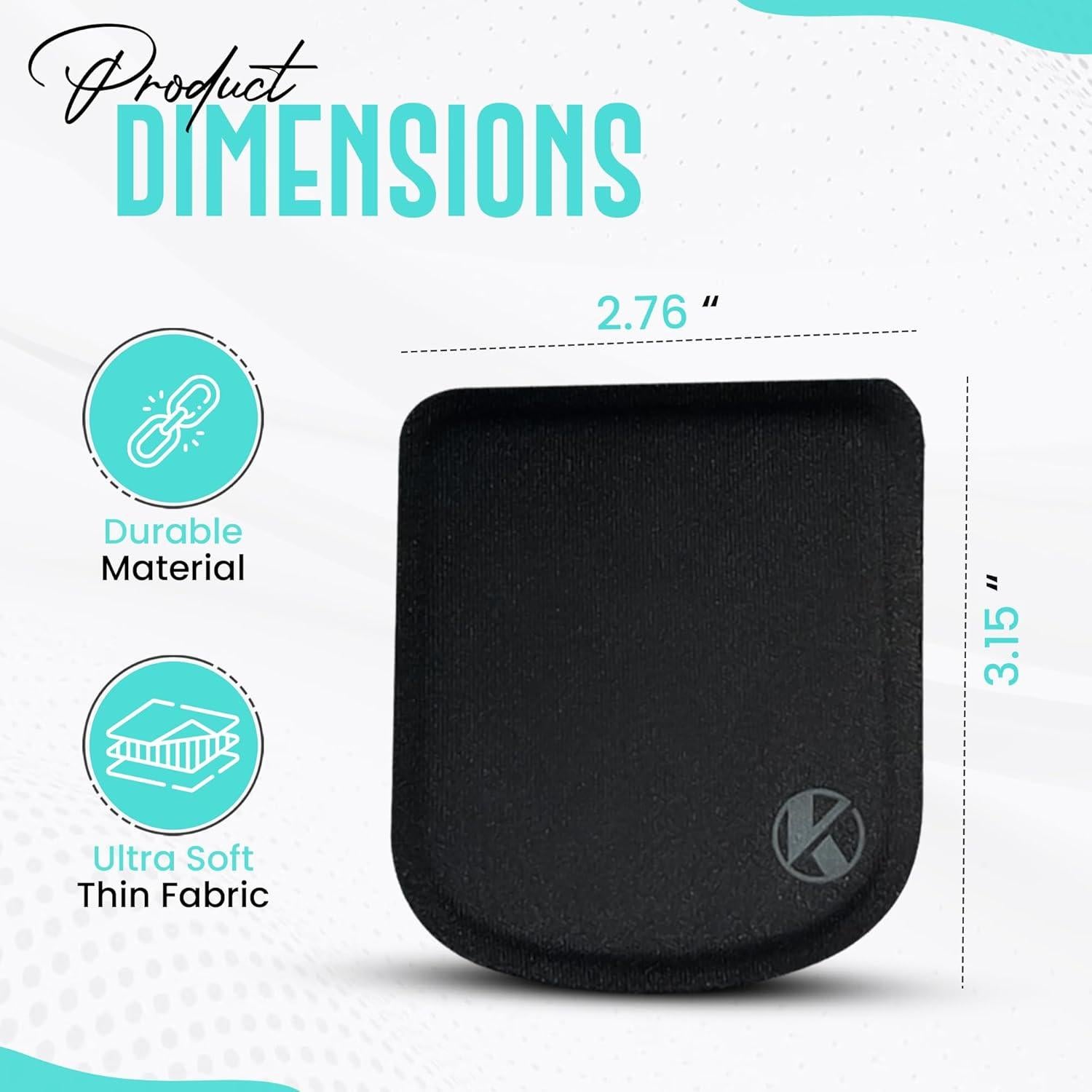 Reposapulsos Portátil KOVEHN KVL001 Negro Ónix 5mm