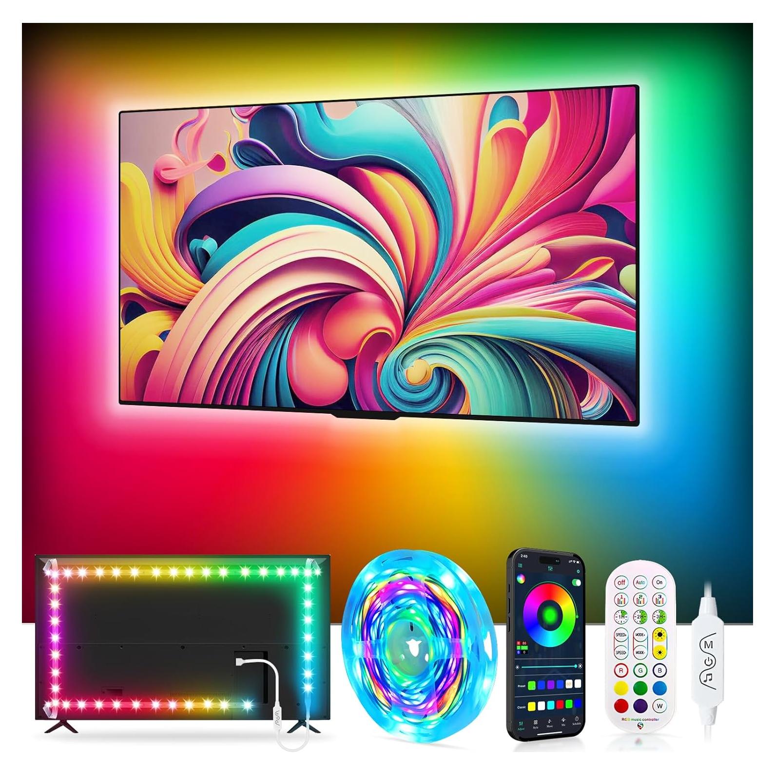 Tira LED RGB 4.0m MORIACC con Control Bluetooth y Música